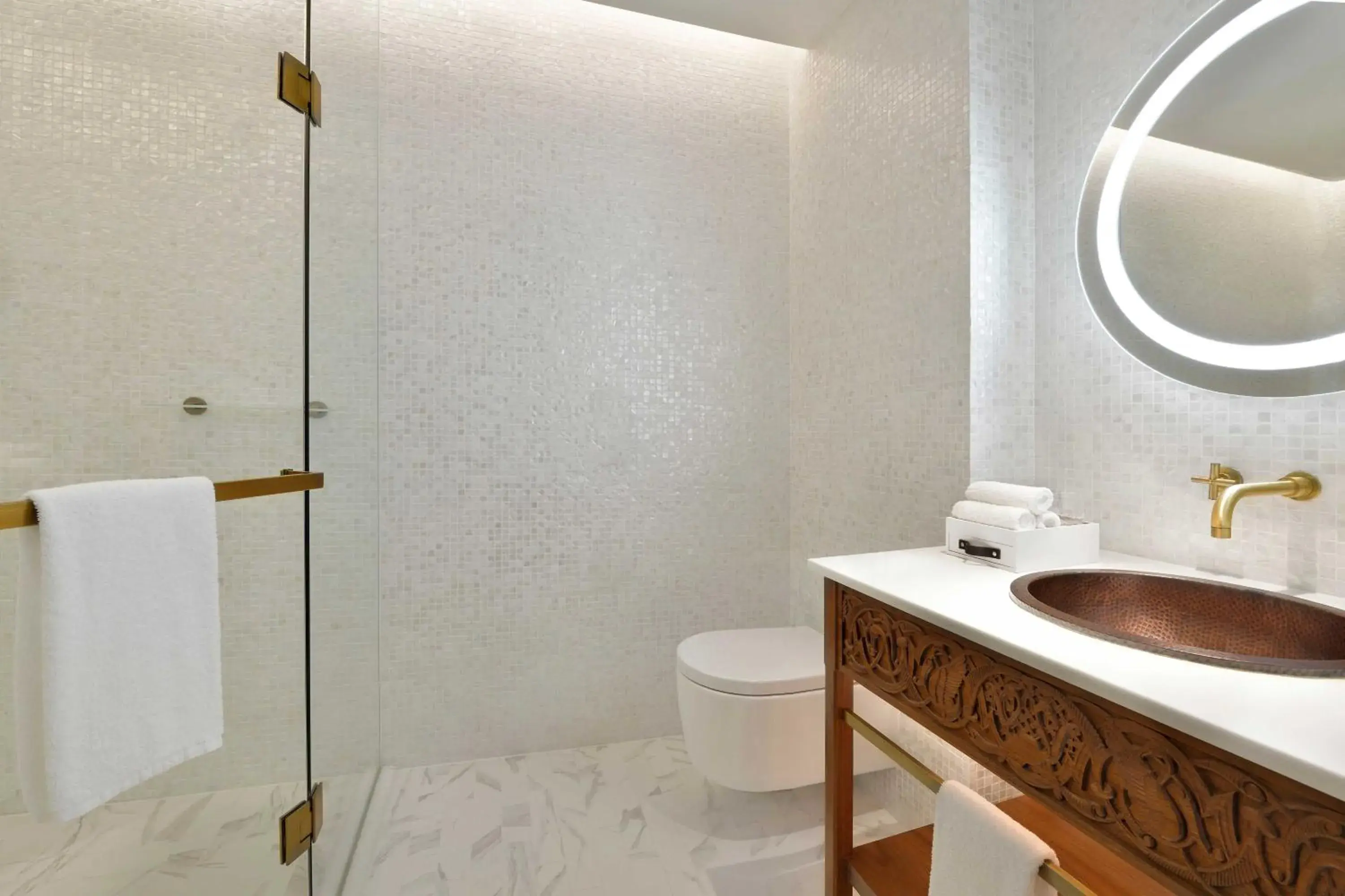 Bathroom in Hotel Indigo Dubai Downtown by IHG Bathroom in Hotel Indigo Dubai Downtown by IHG