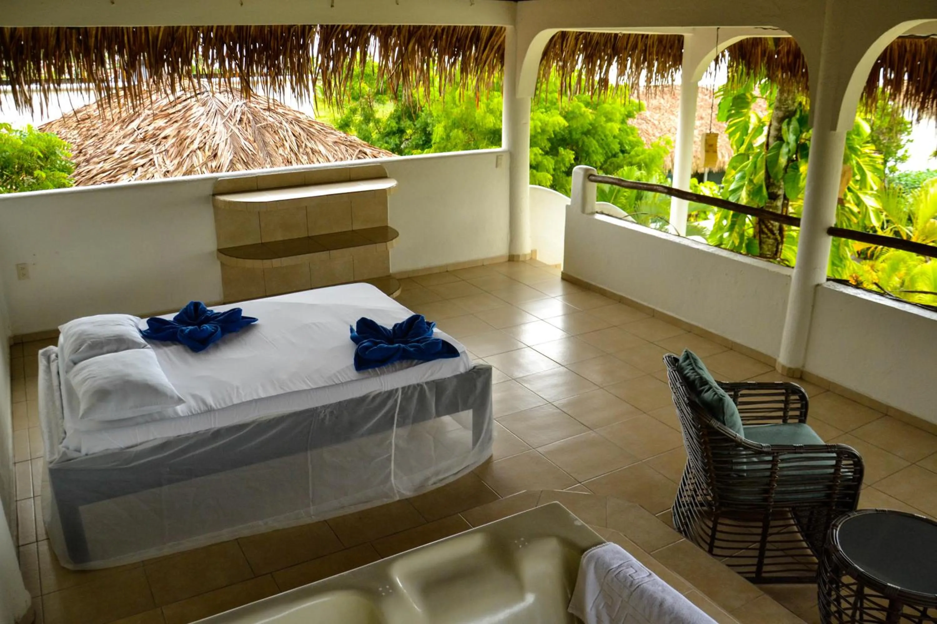 Bed in Bon Jesus Hotel