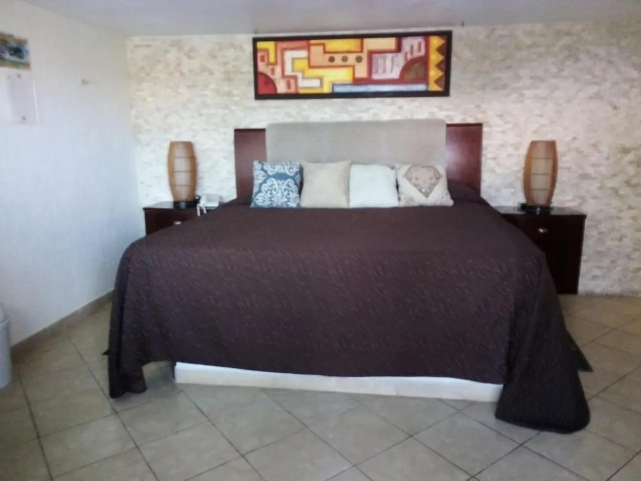 Bed in Bon Jesus Hotel