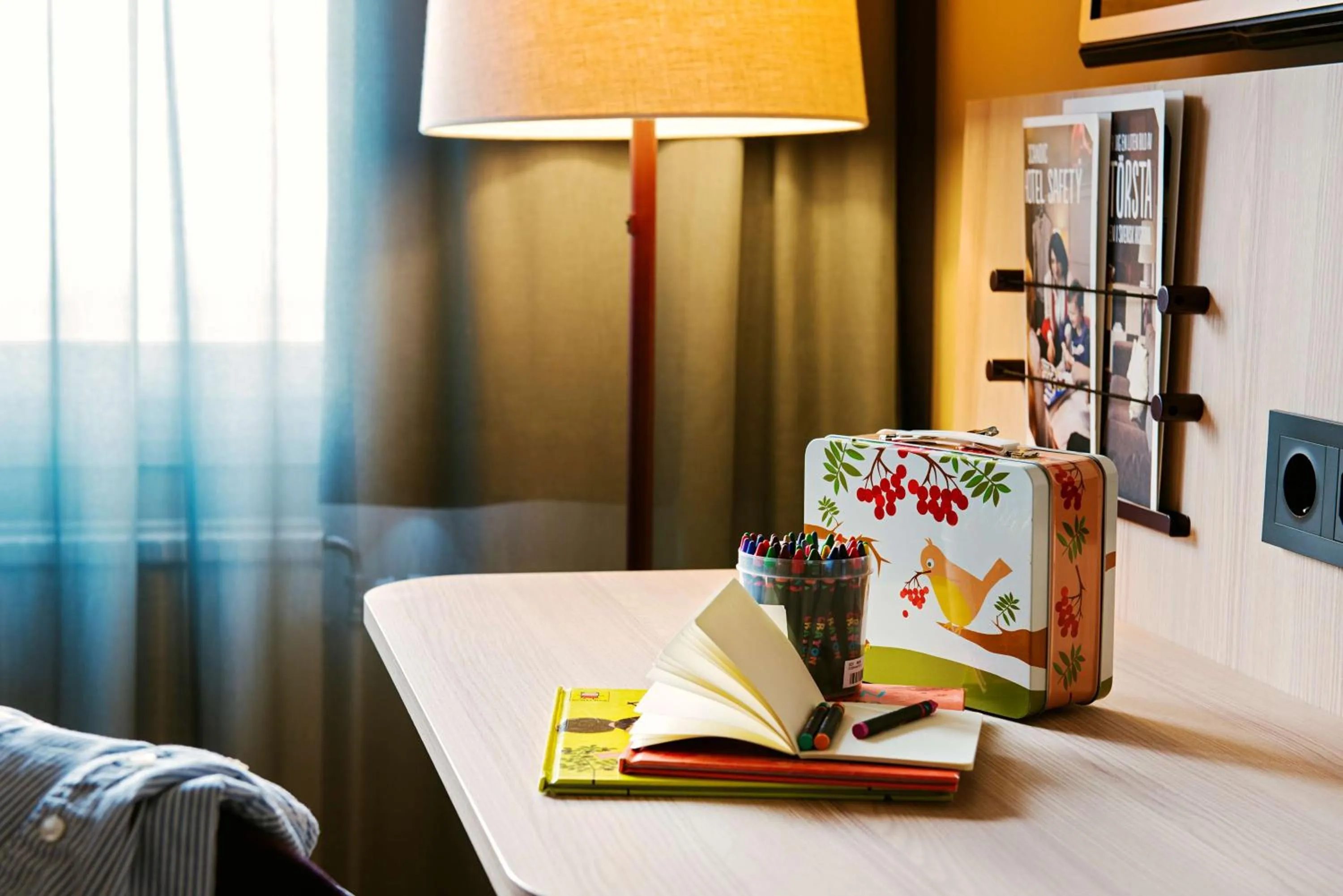 Bedroom in Scandic Uppsala Nord