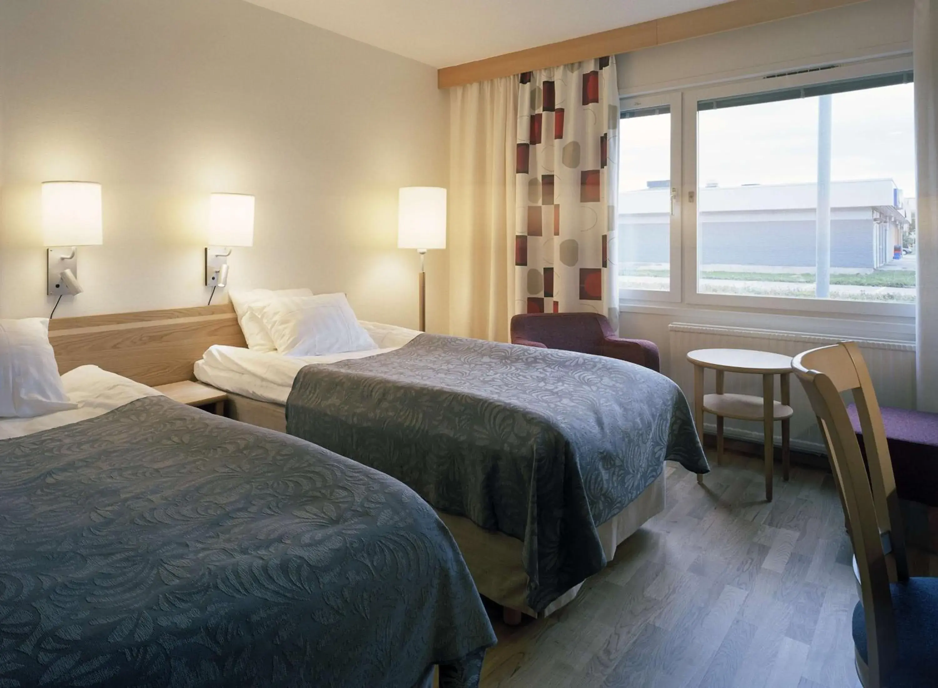 Bedroom, Bed in Scandic Uppsala Nord Bedroom, Bed in Scandic Uppsala Nord