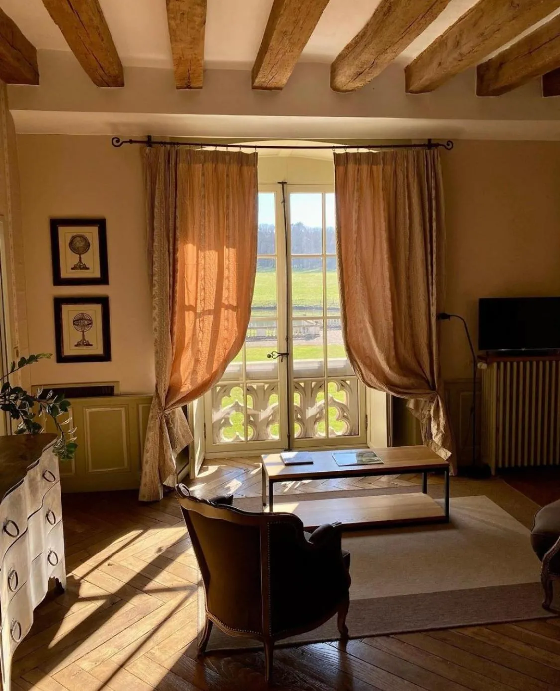 Living room in Chateau des Arpentis