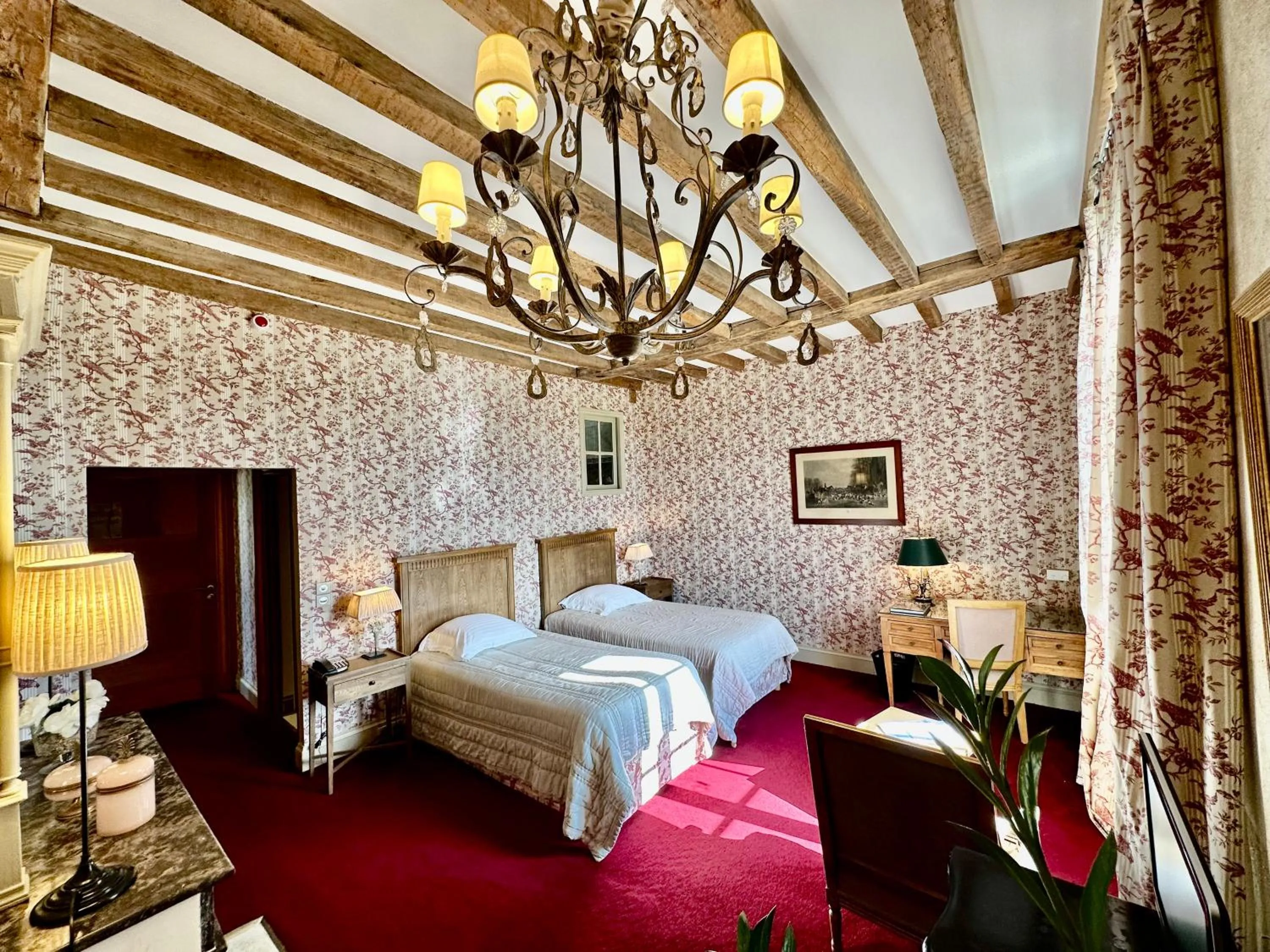 Bed in Chateau des Arpentis