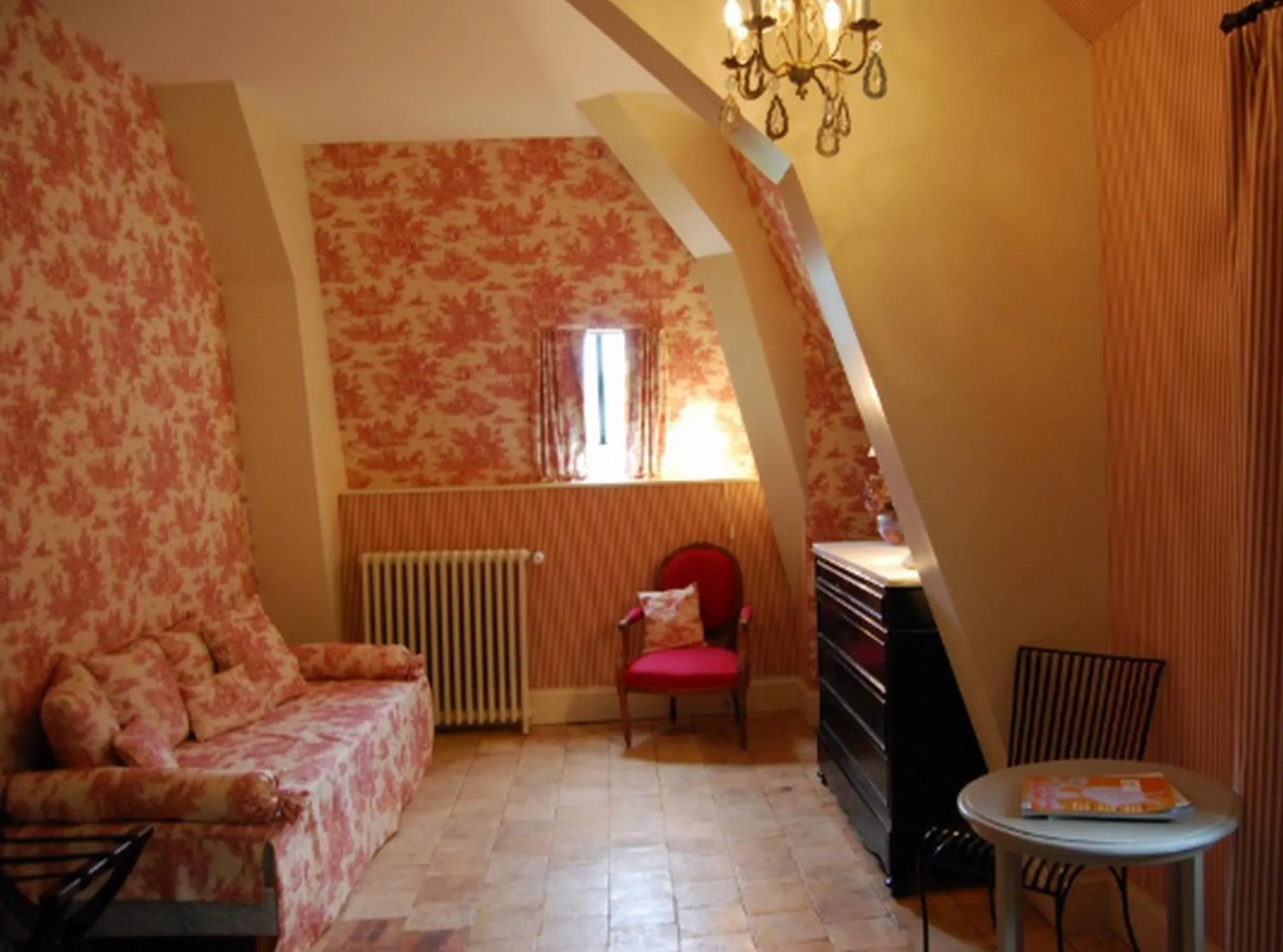 Seating area in Chateau des Arpentis