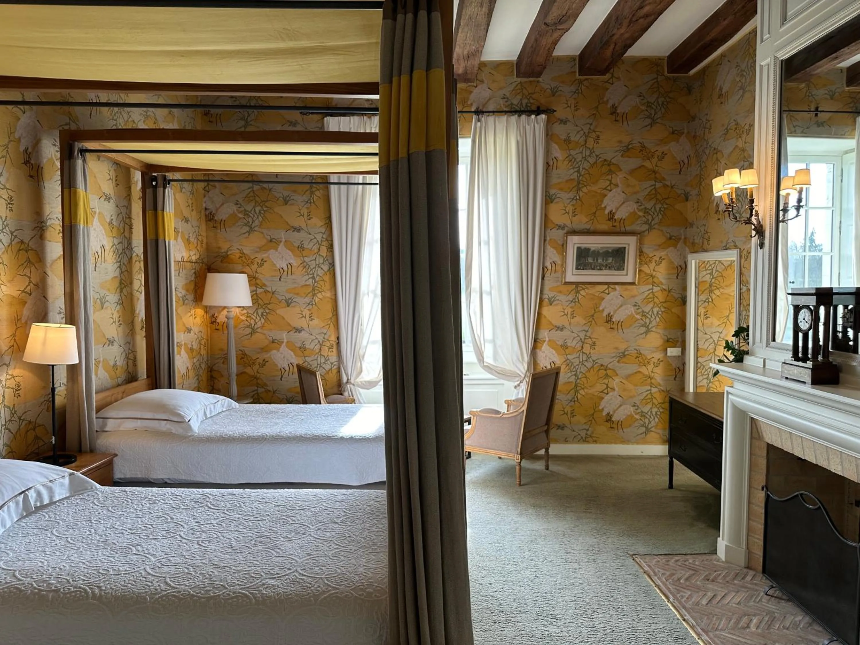 Bed in Chateau des Arpentis