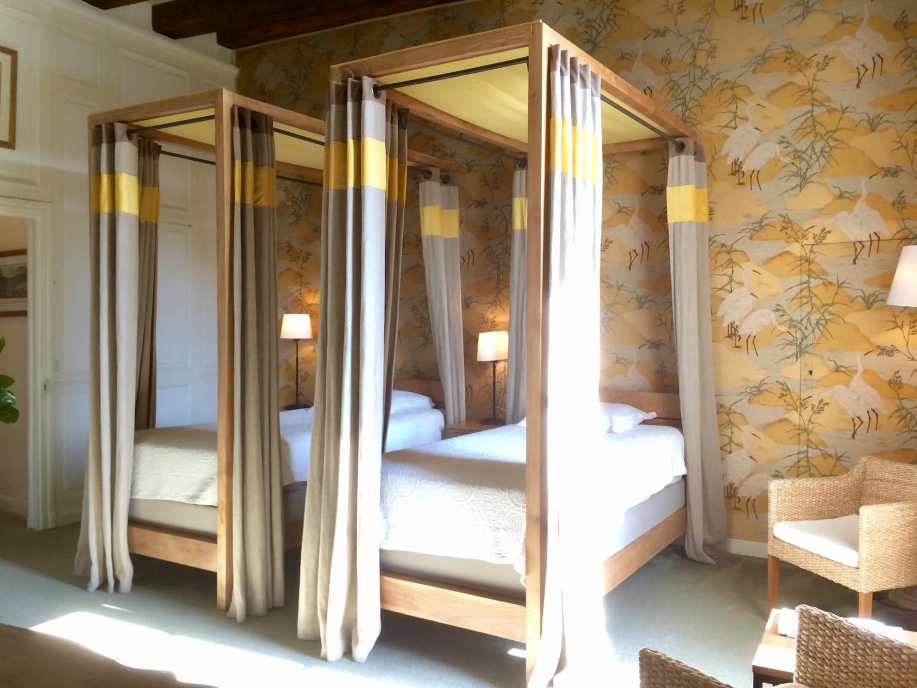 Bed in Chateau des Arpentis