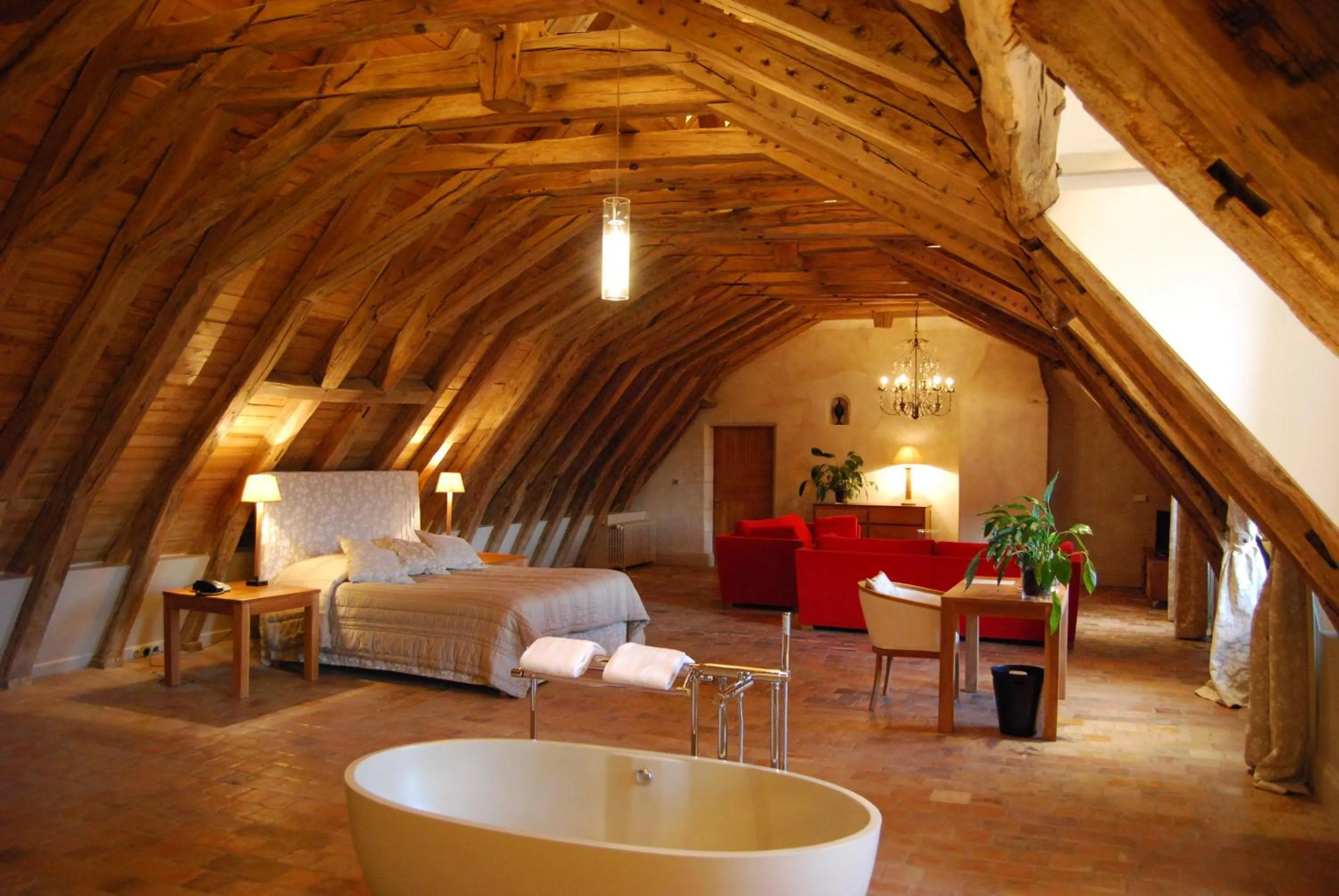 Lounge or bar in Chateau des Arpentis