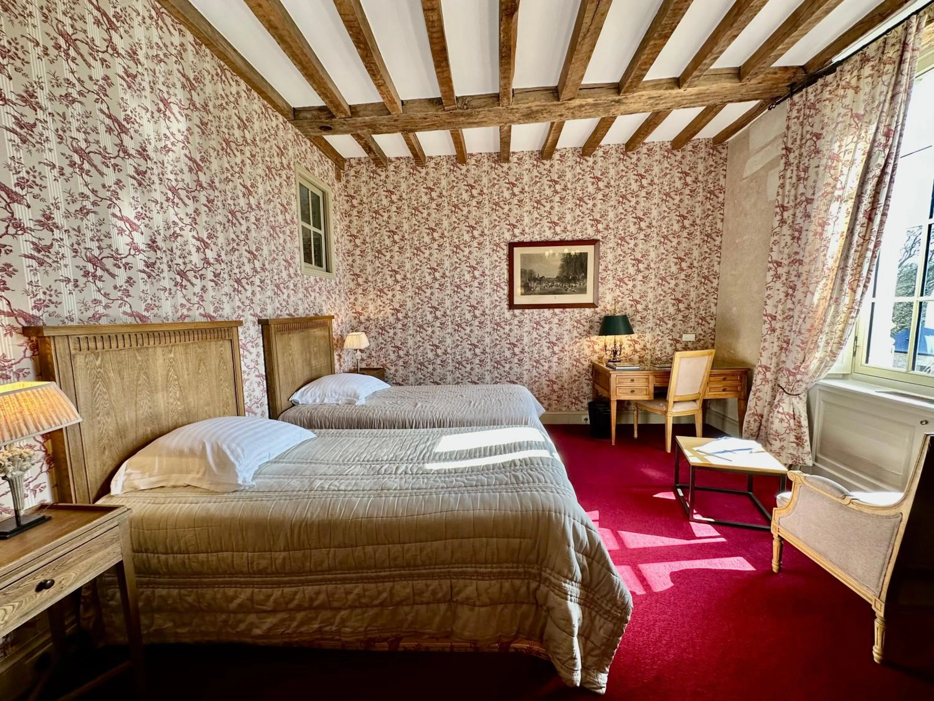Bed in Chateau des Arpentis