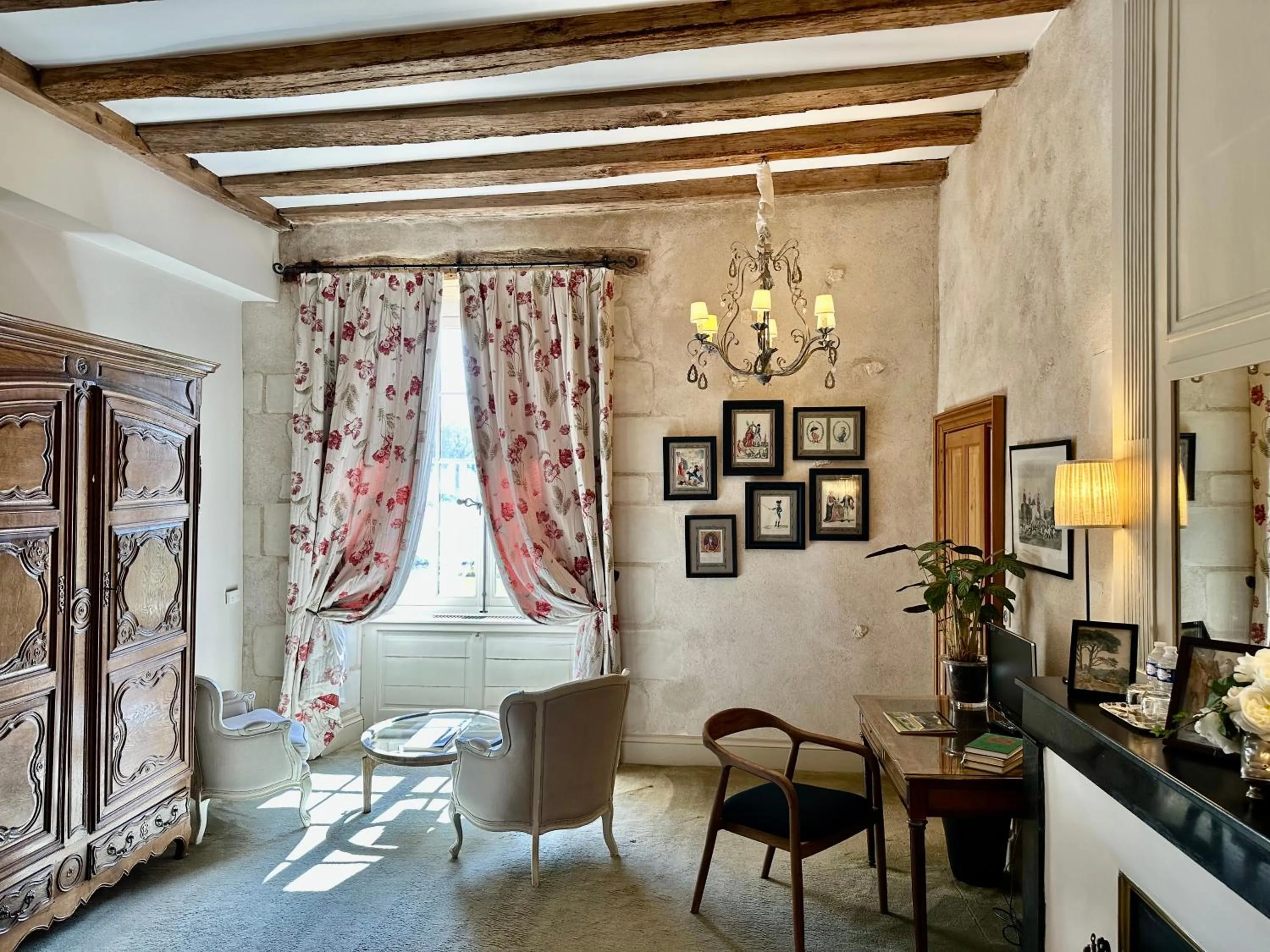 Living room in Chateau des Arpentis