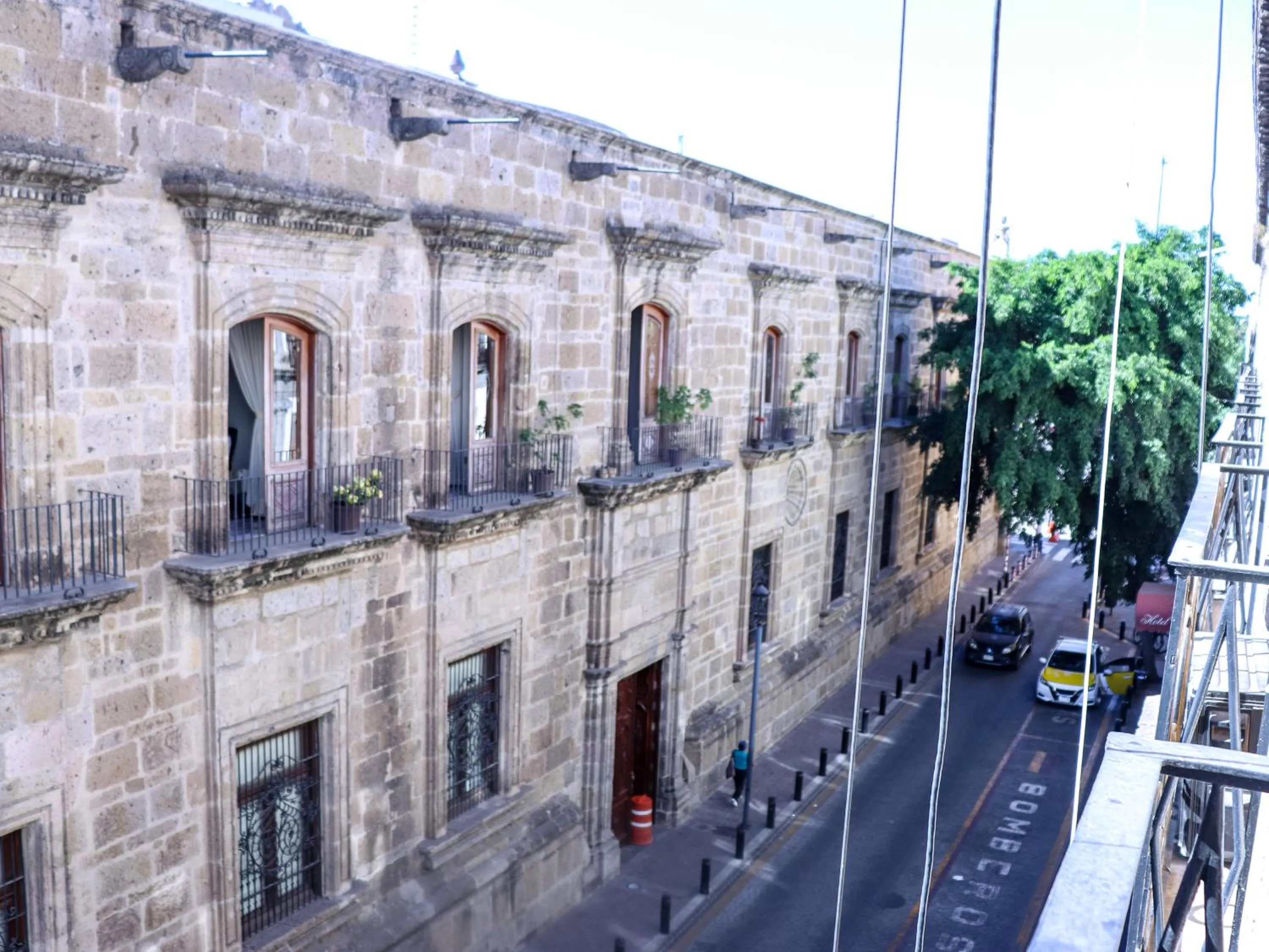 City view in Hotel Frances