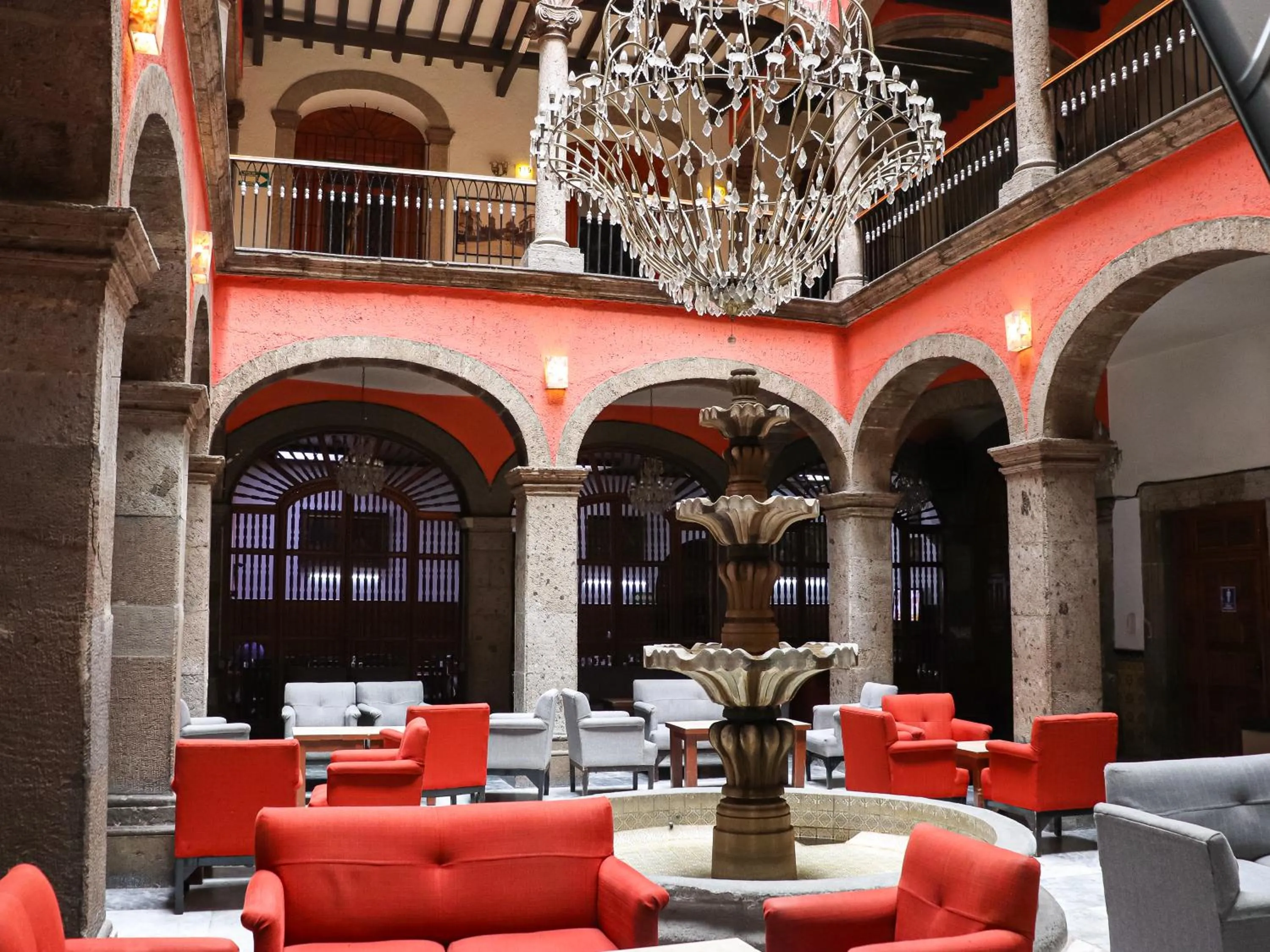 Lobby or reception in Hotel Frances