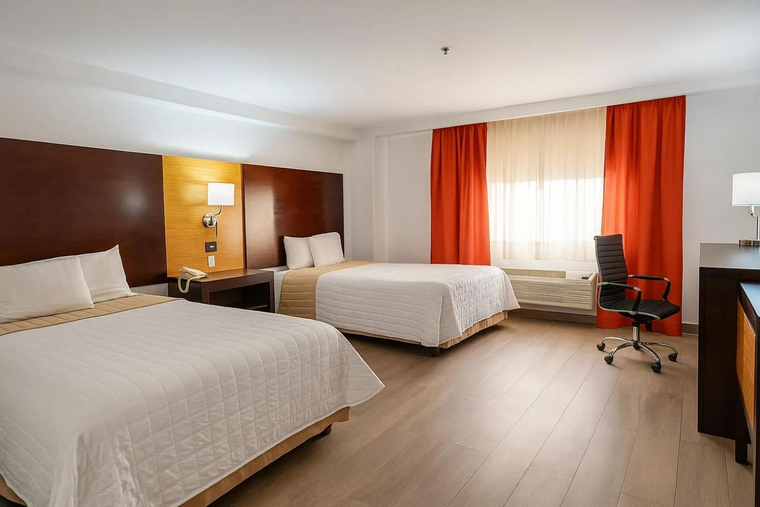 Photo of the whole room, Bed in Paris FC Hotel