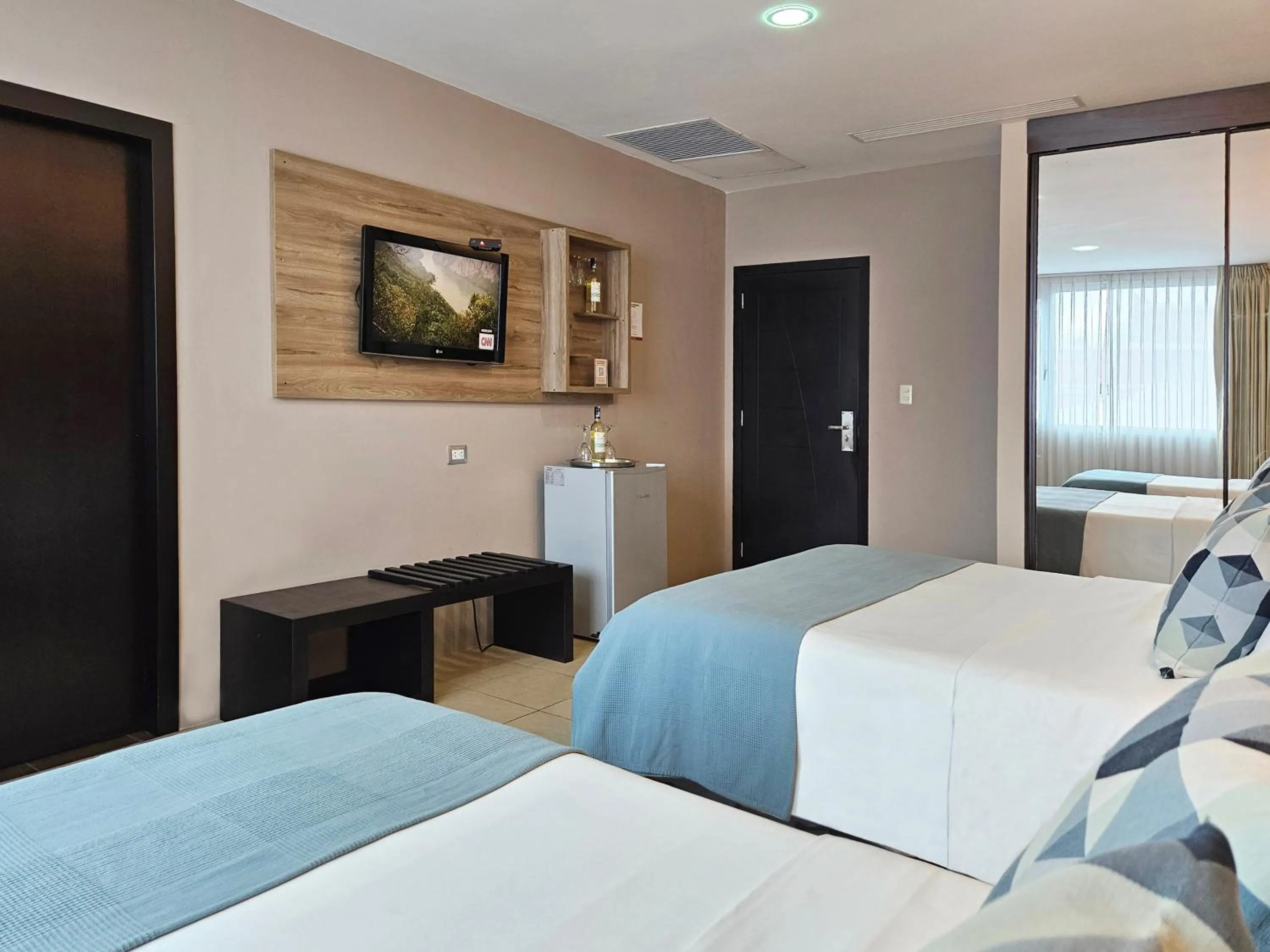 Bed in Hotel Perla Spondylus