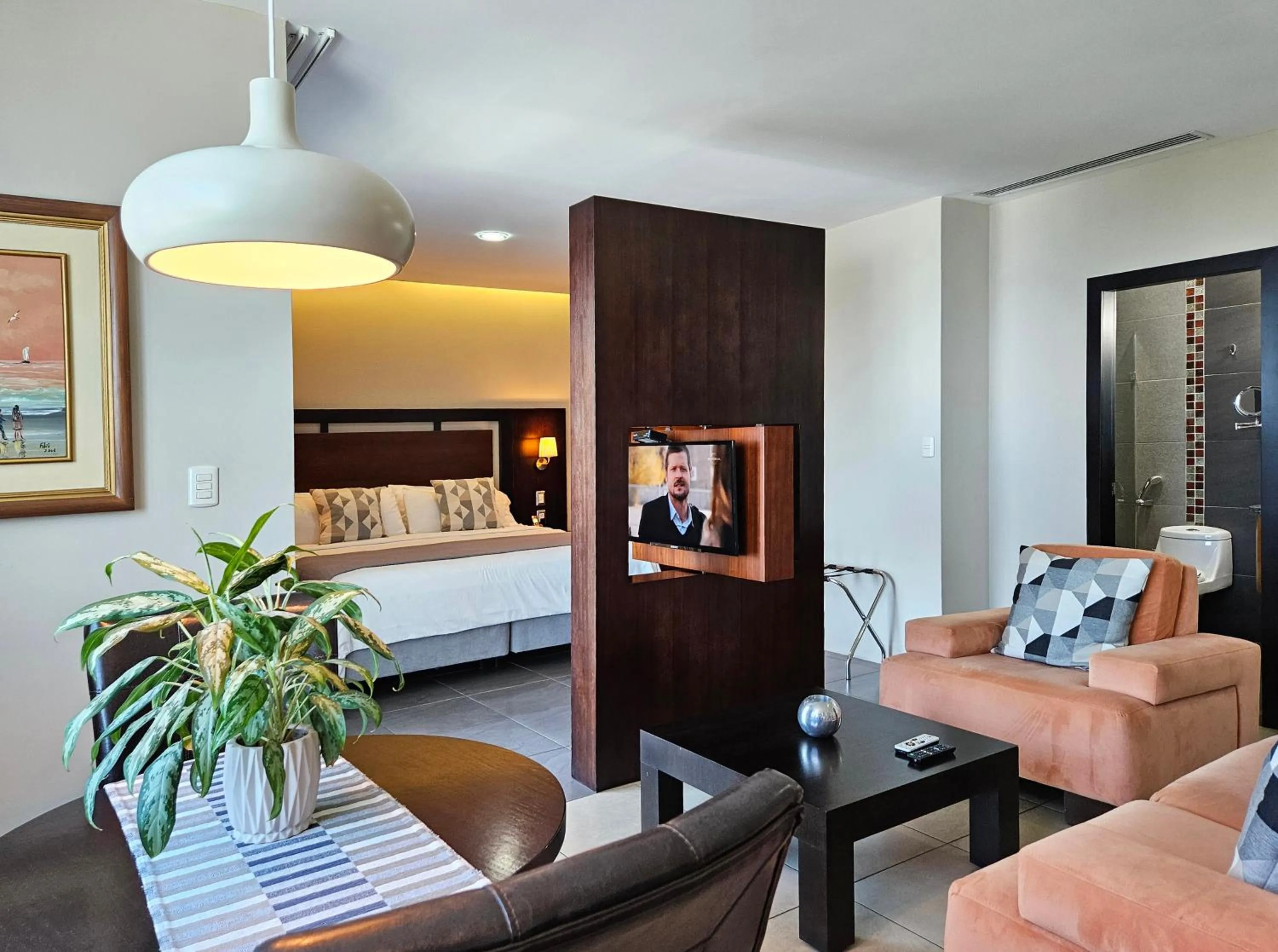 Bed in Hotel Perla Spondylus