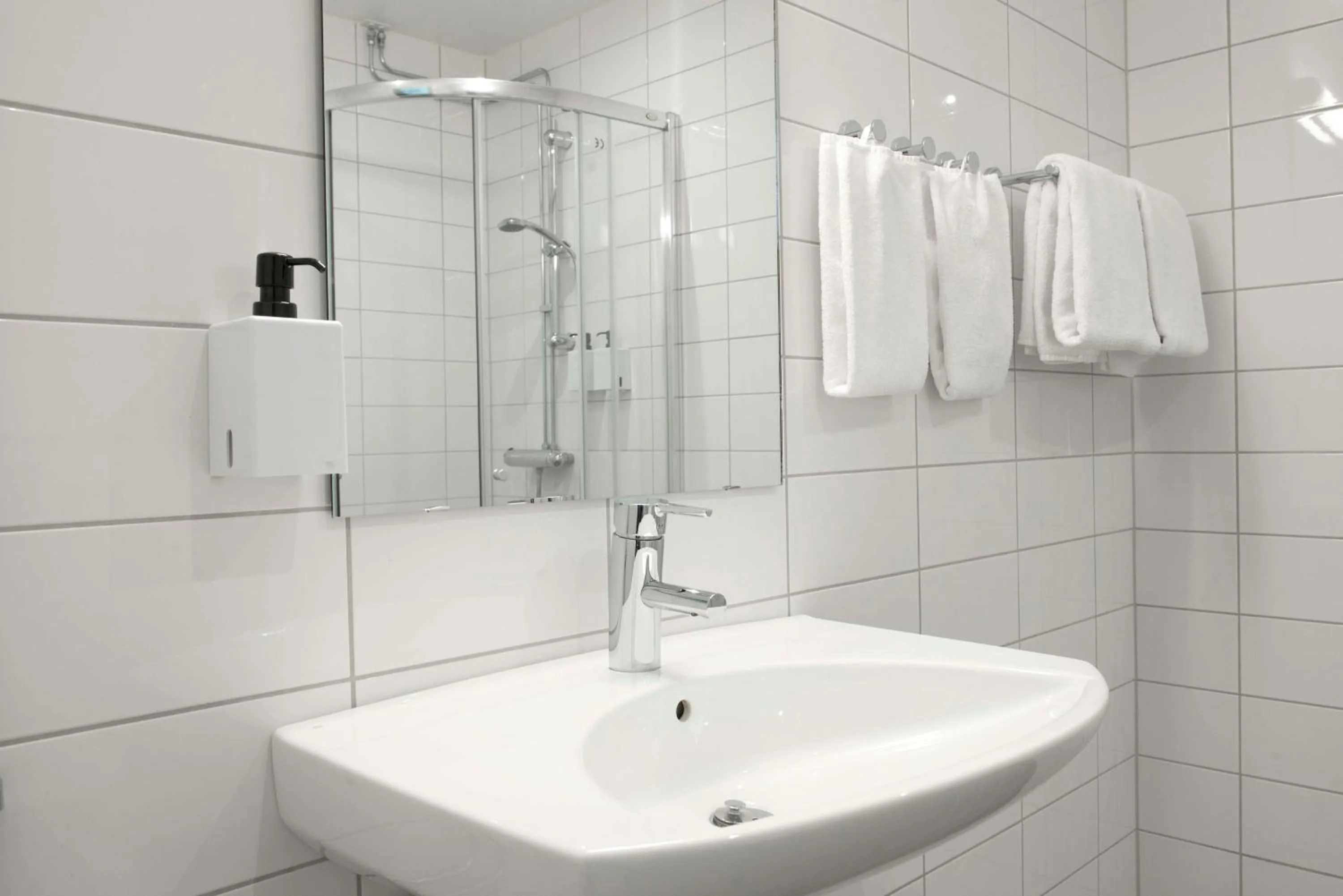 Bathroom in Scandic Swania
