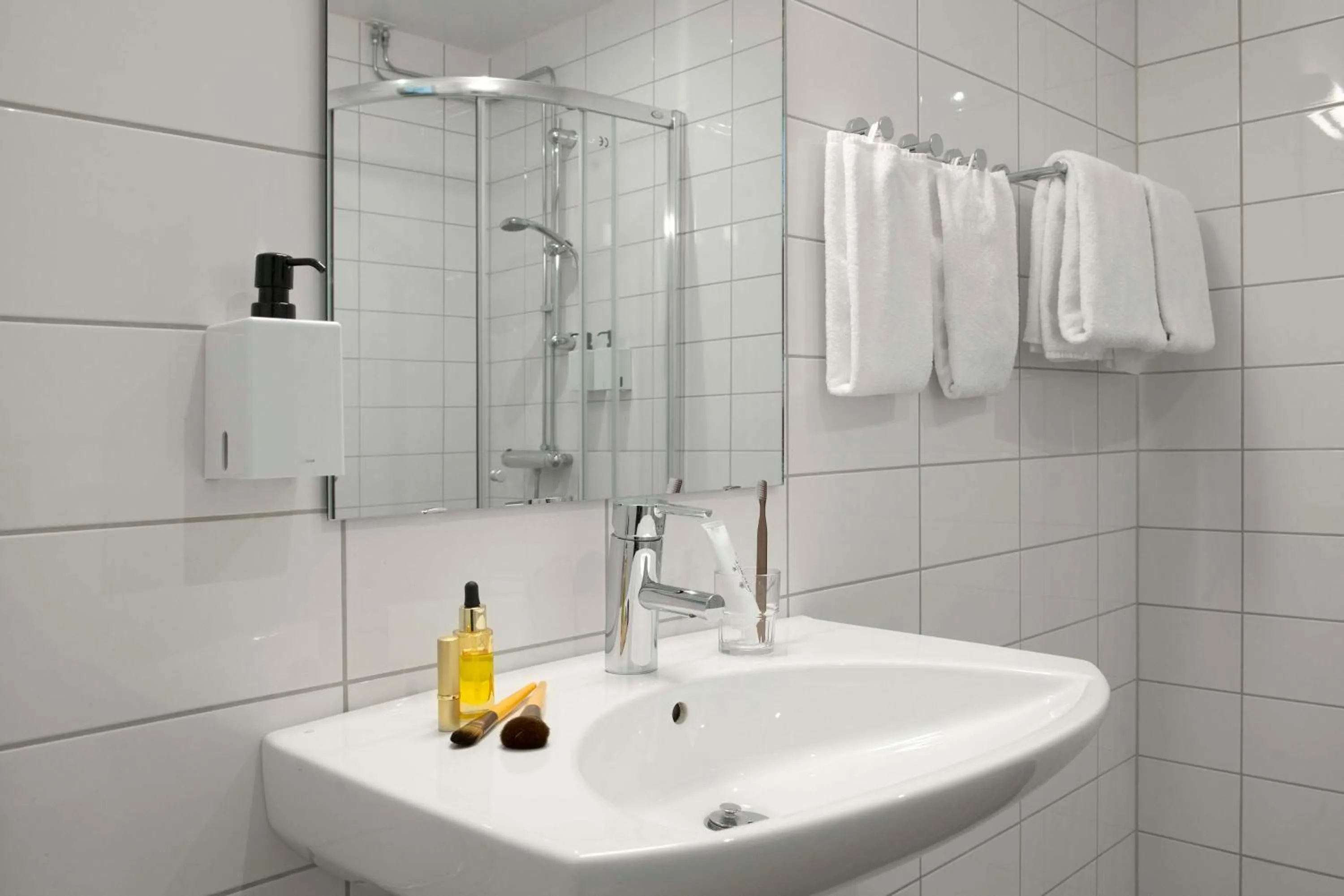 Bathroom in Scandic Swania