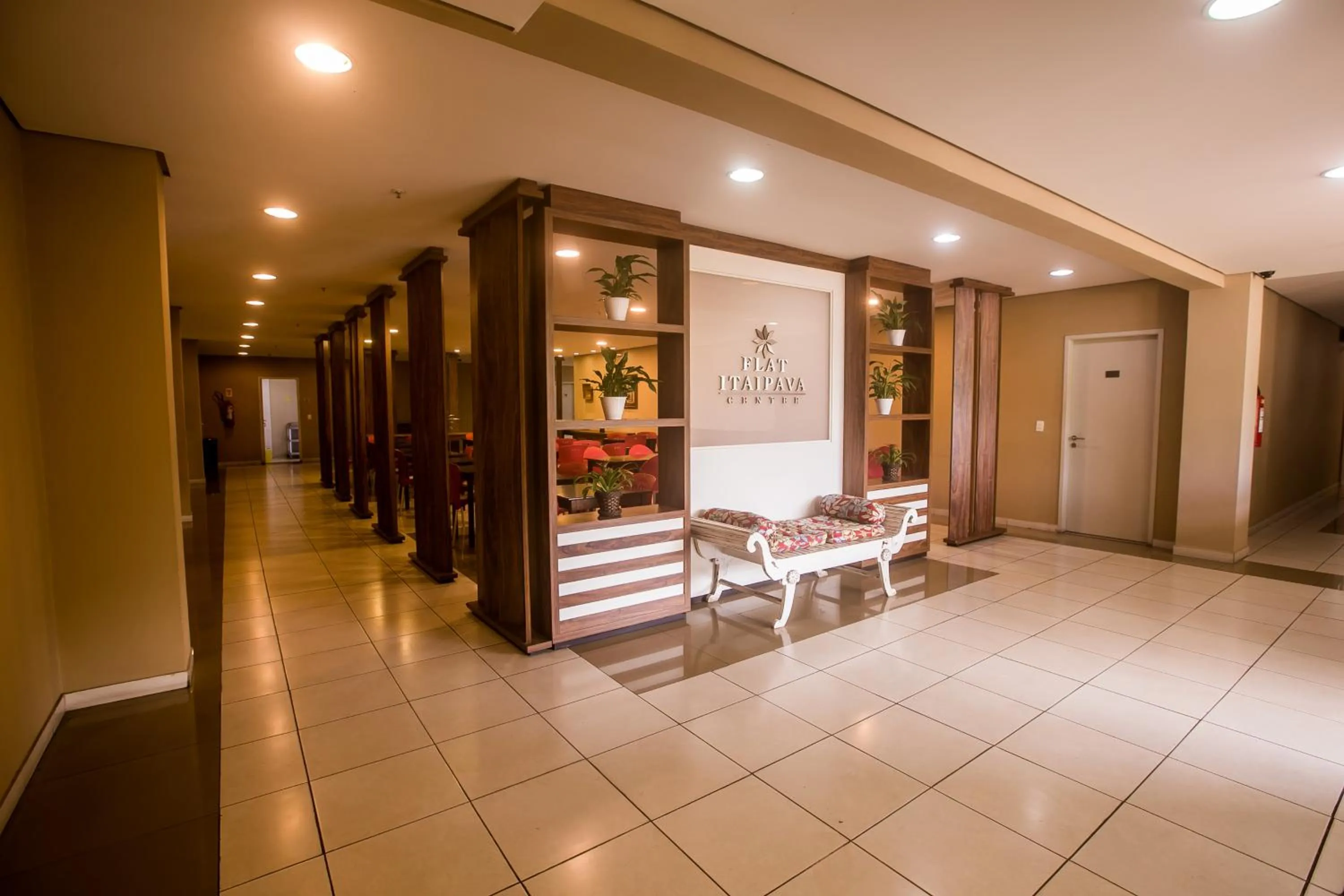 Lobby or reception in Hotel Flat Itaipava