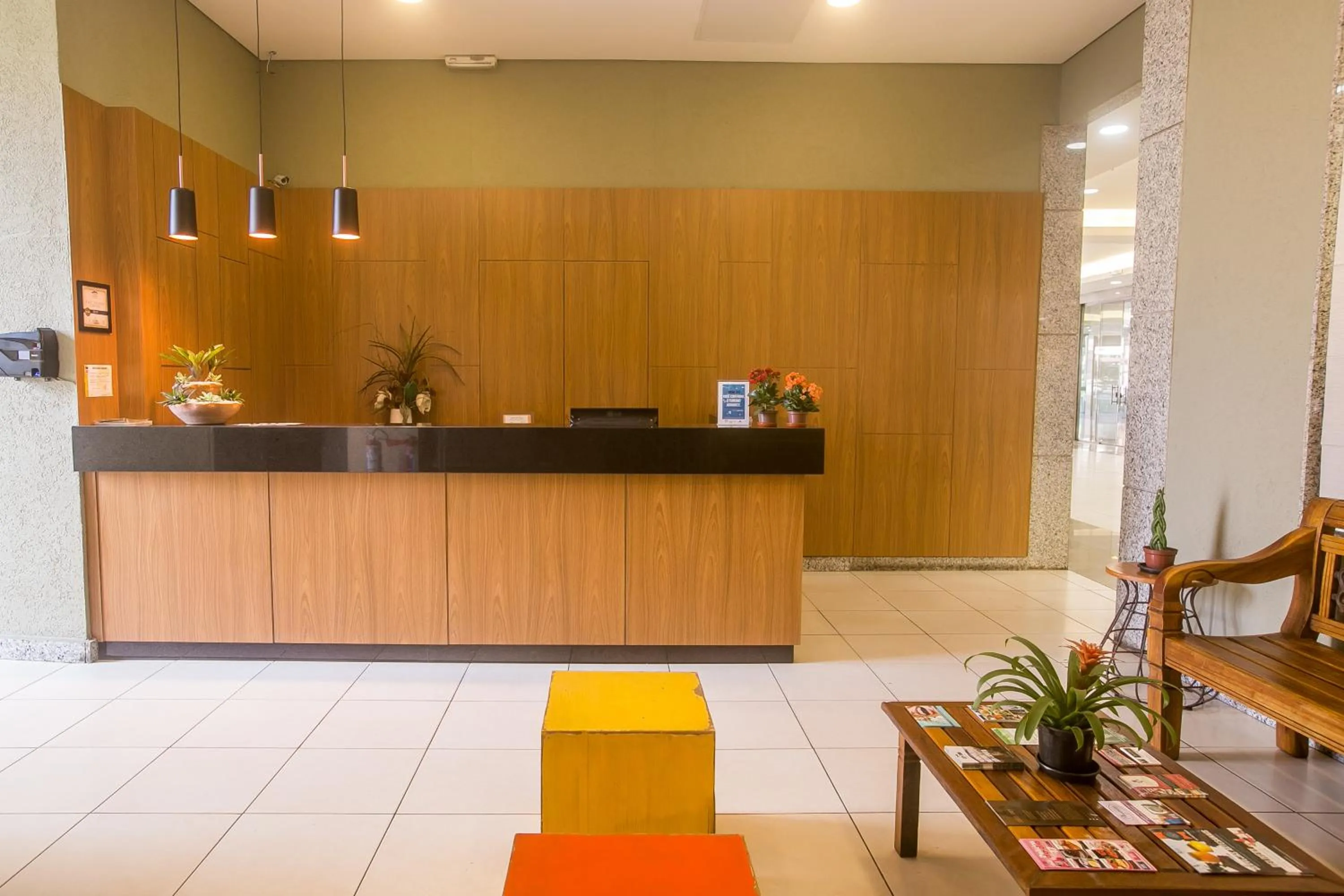 Lobby or reception in Hotel Flat Itaipava