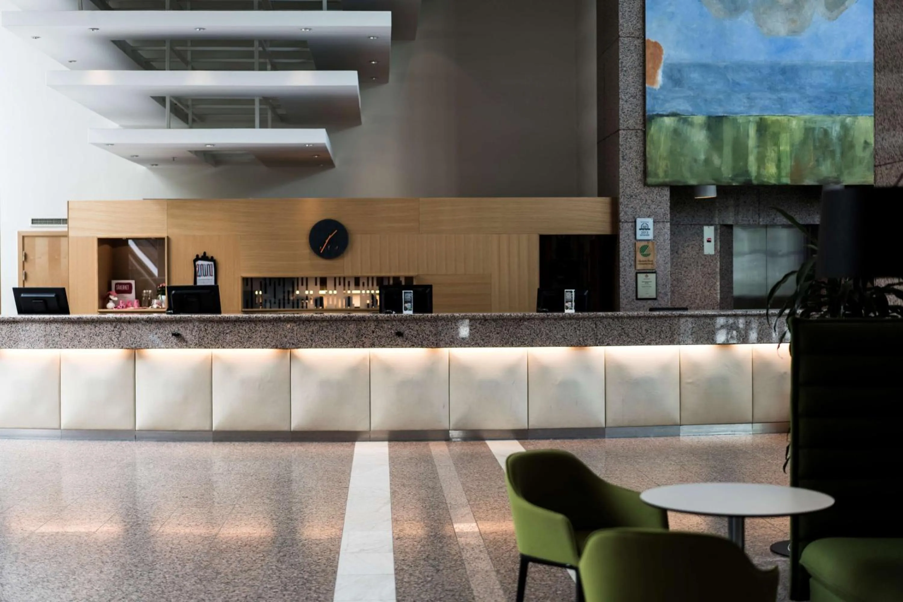 Lobby or reception in Scandic Infra City