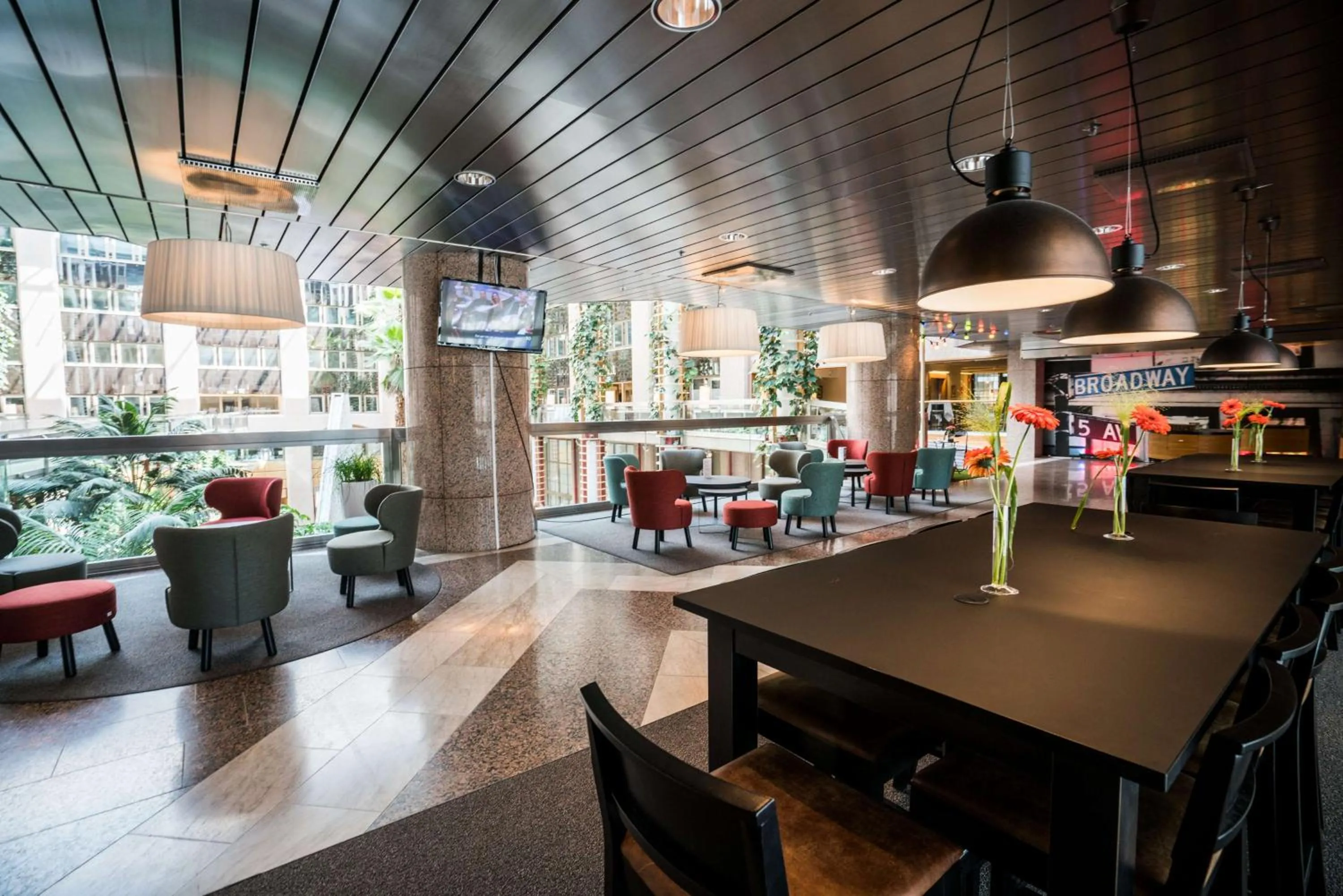 Lobby or reception in Scandic Infra City