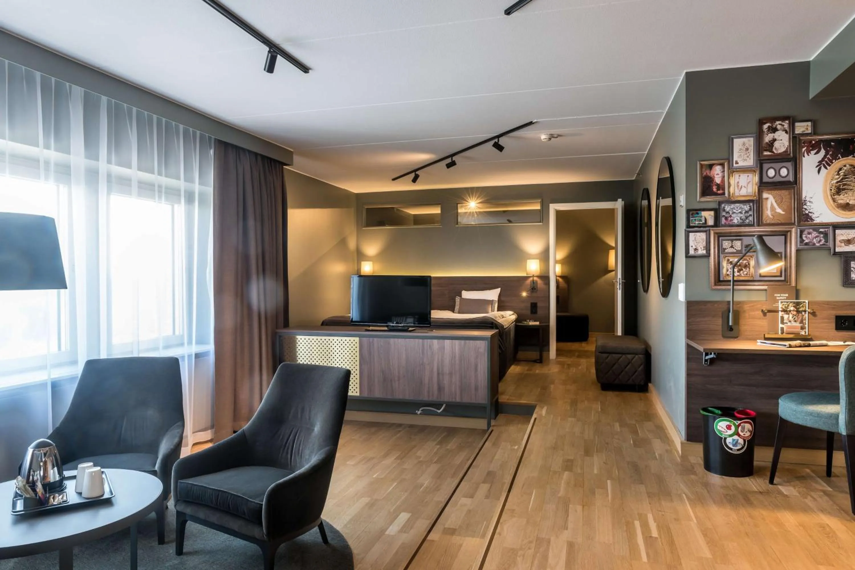 Bedroom in Scandic Infra City