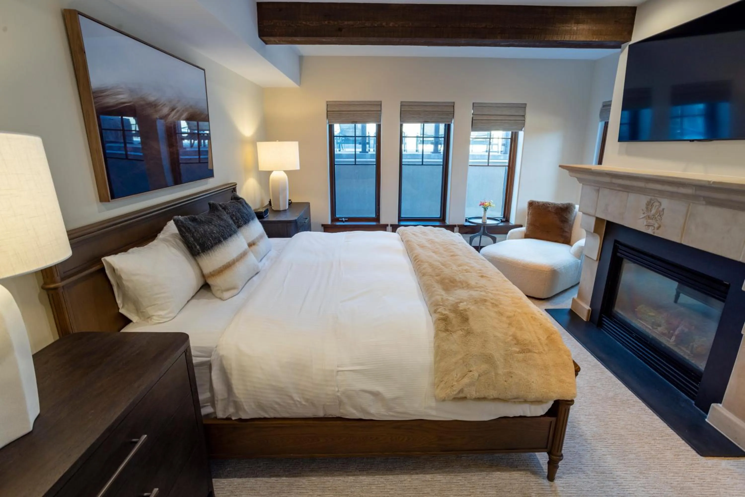 Bed in The Chateaux Deer Valley