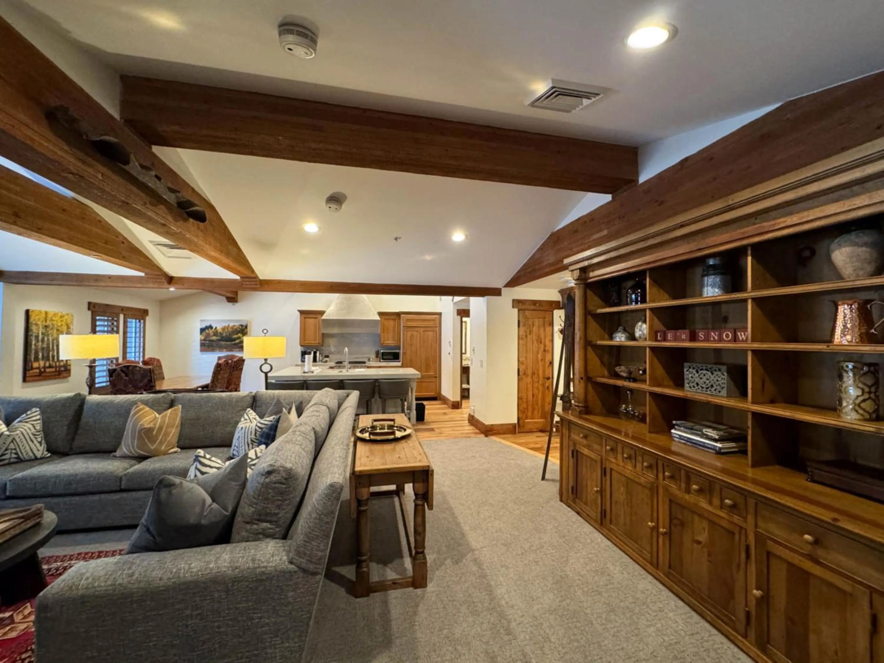 Living room in The Chateaux Deer Valley