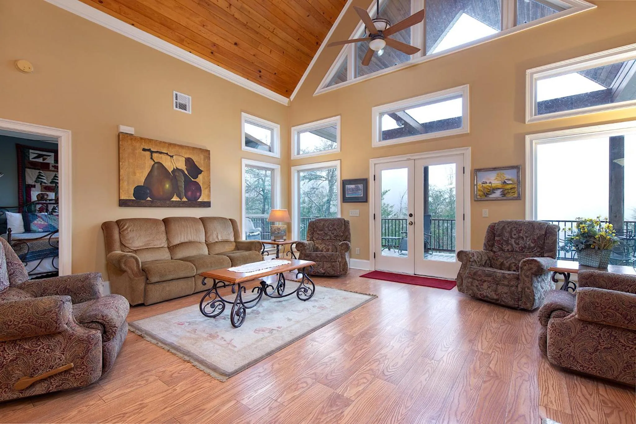 Living room in Cajun Spice
