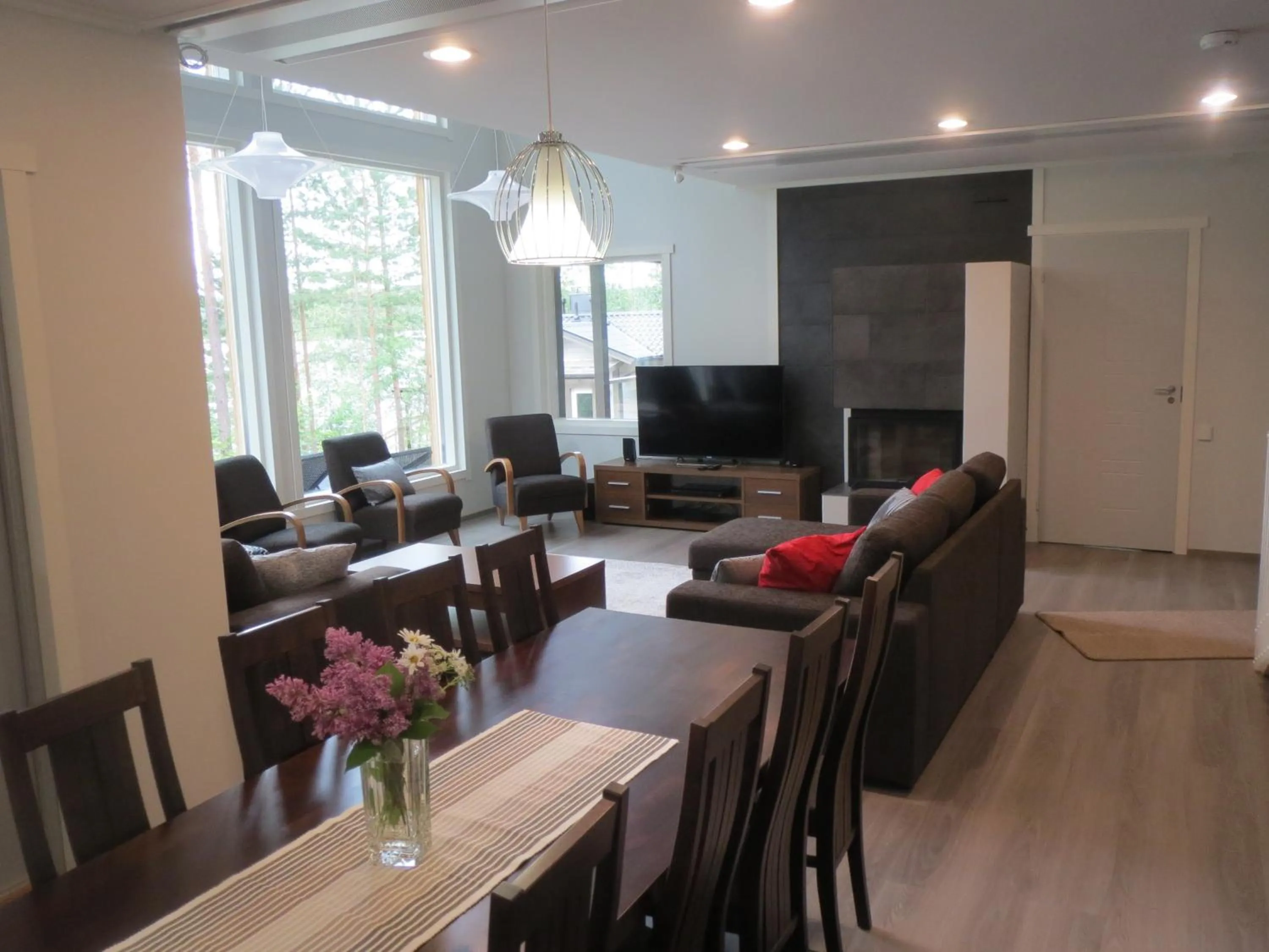 TV and multimedia in Yli-Kaitala Holiday Resort Tuuliviiri