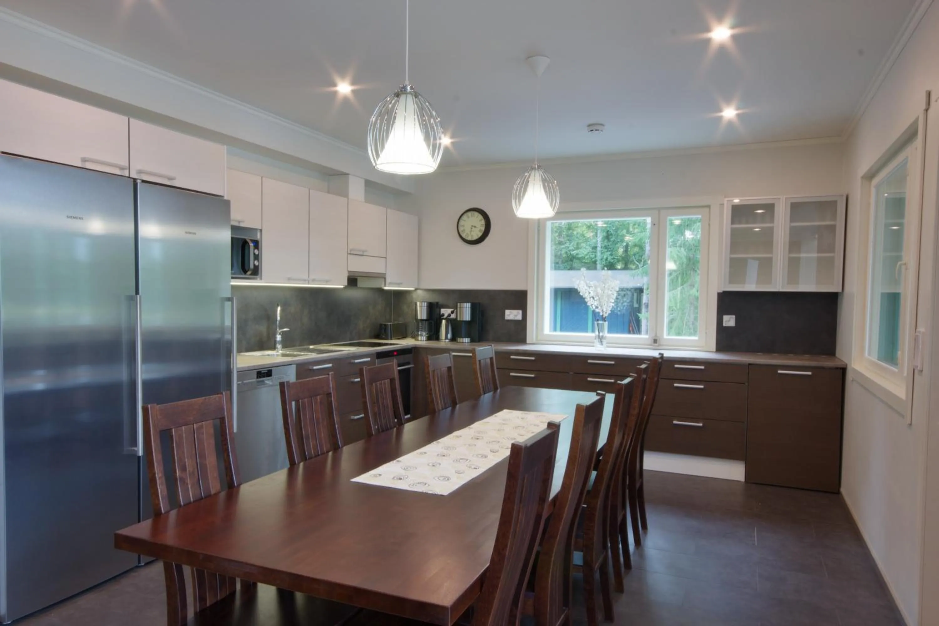 Kitchen or kitchenette in Yli-Kaitala Holiday Resort Tuuliviiri