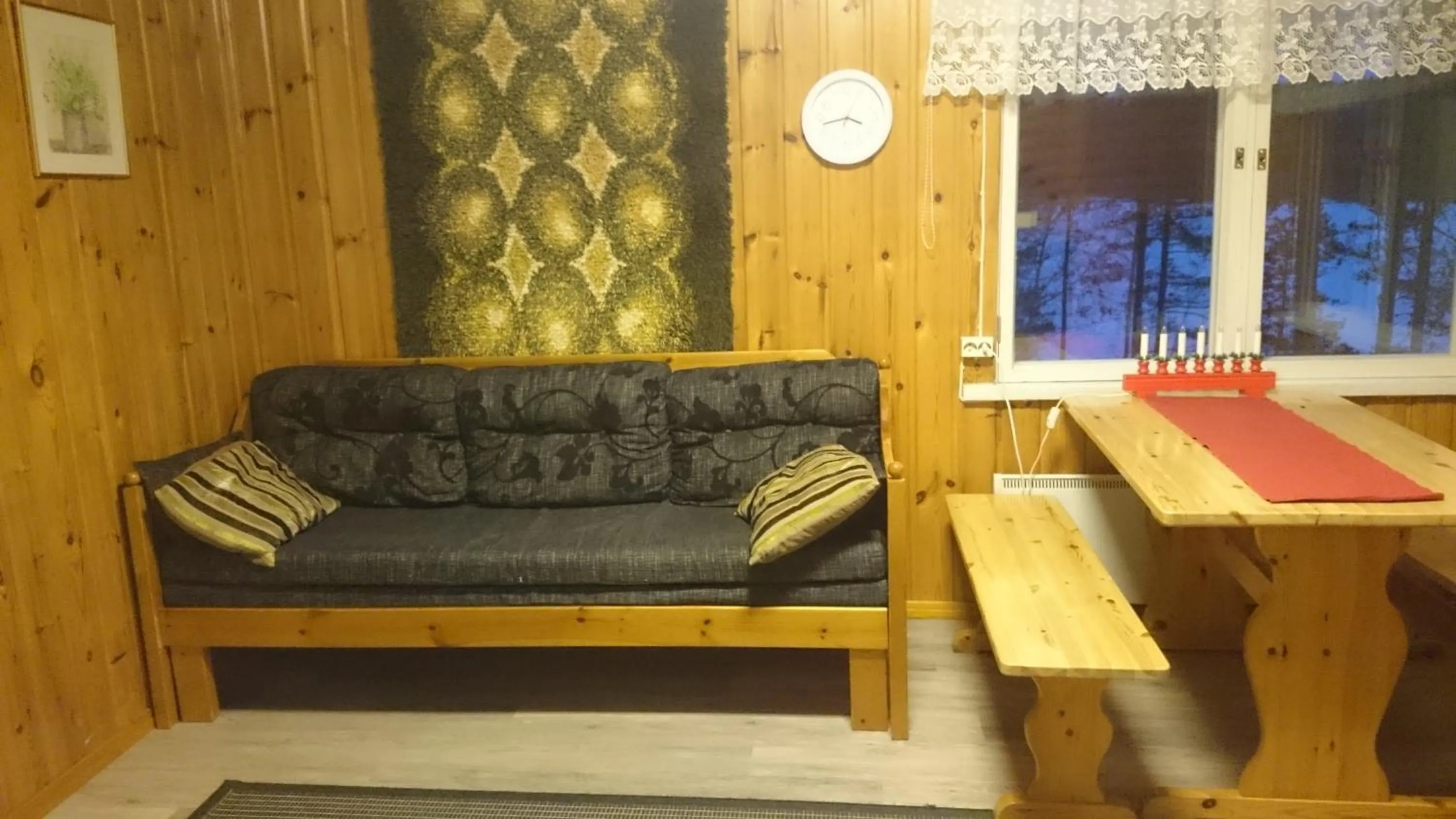 Decorative detail in Yli-Kaitala Holiday Resort Tuuliviiri