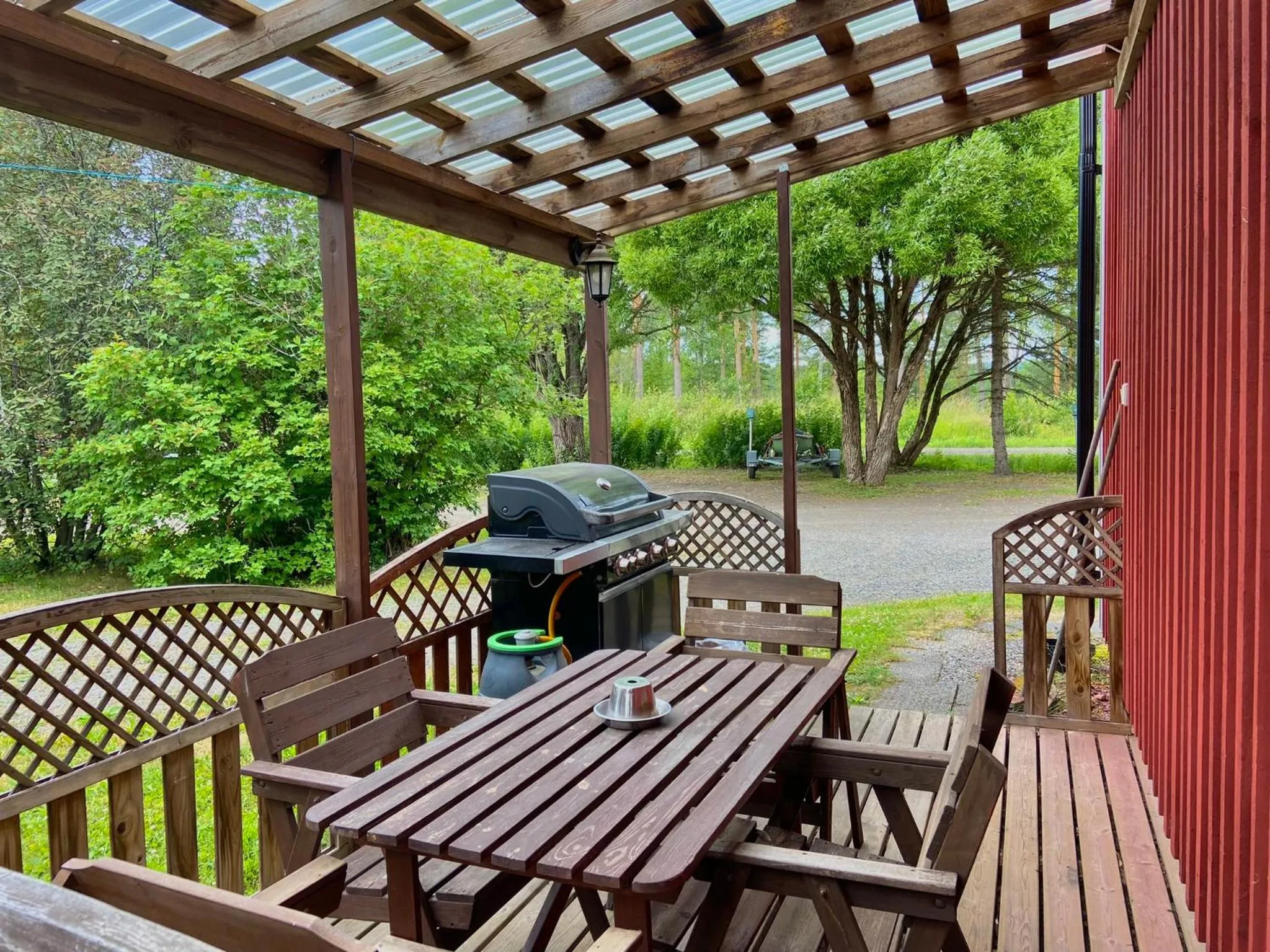 Patio in Yli-Kaitala Holiday Resort Tuuliviiri