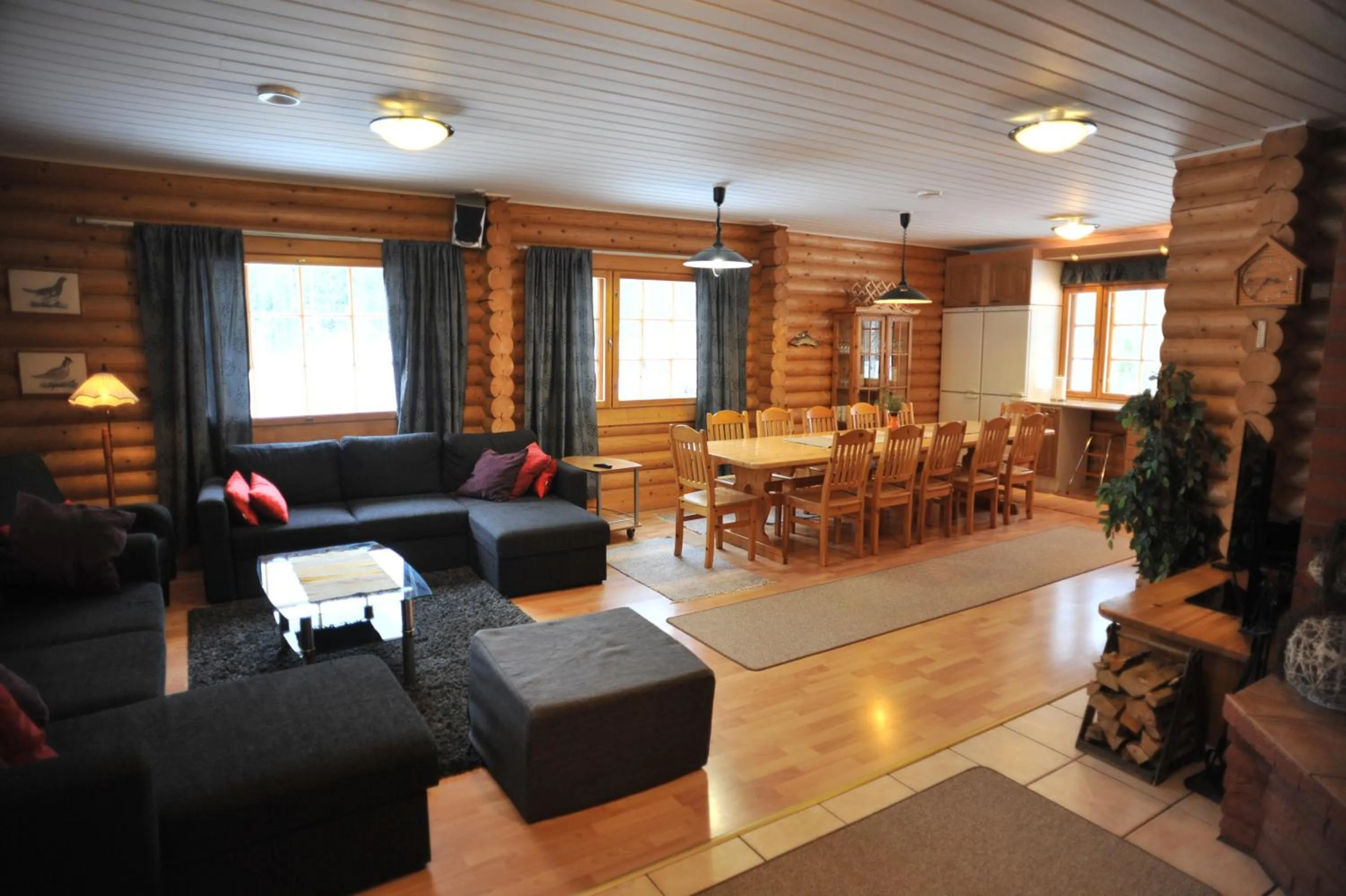 Living room in Yli-Kaitala Holiday Resort Tuuliviiri