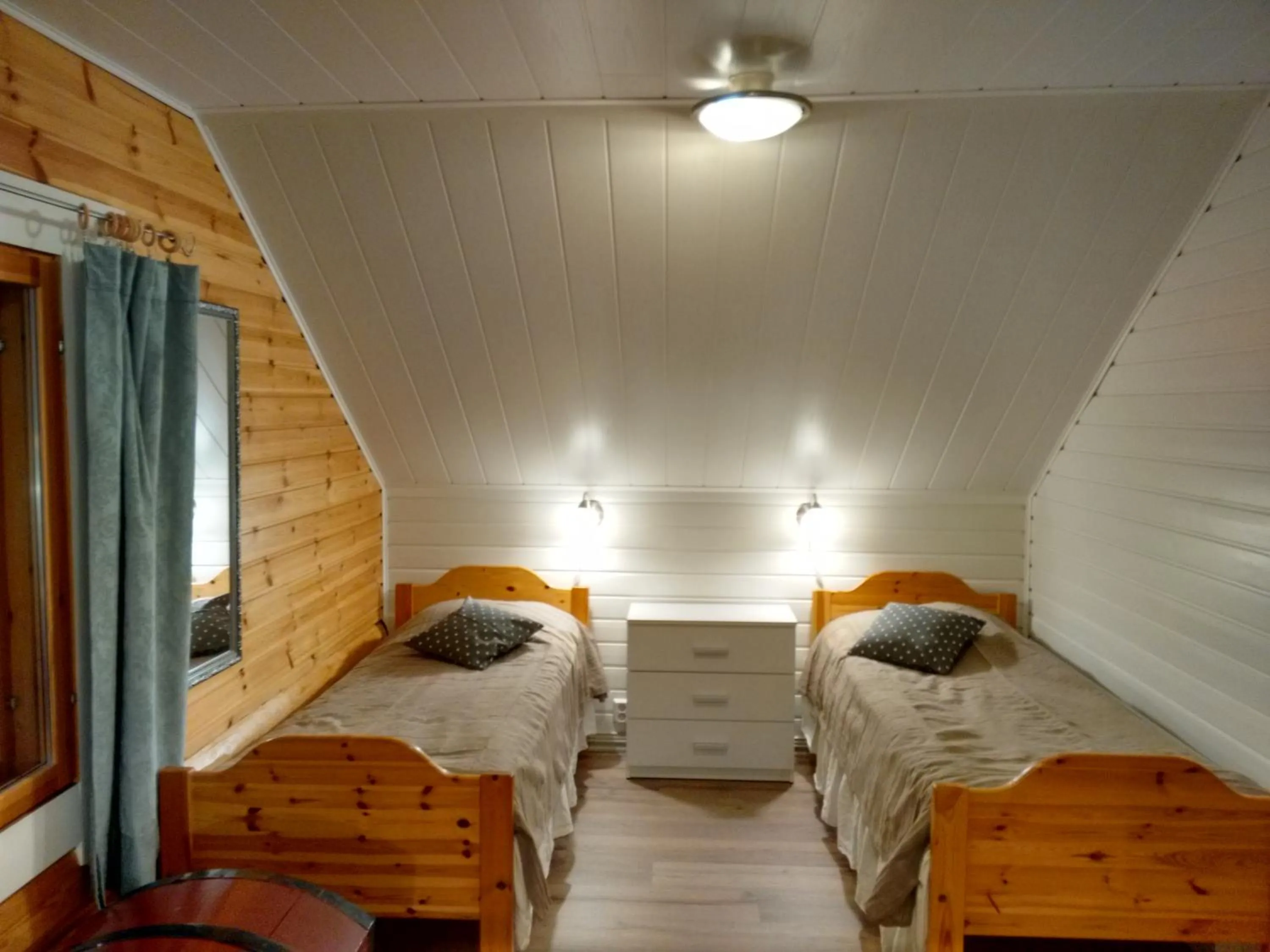 Bedroom, Bed in Yli-Kaitala Holiday Resort Tuuliviiri