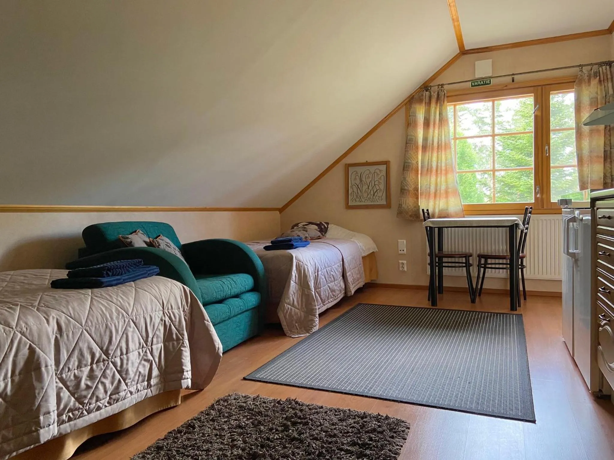 Bed in Yli-Kaitala Holiday Resort Tuuliviiri