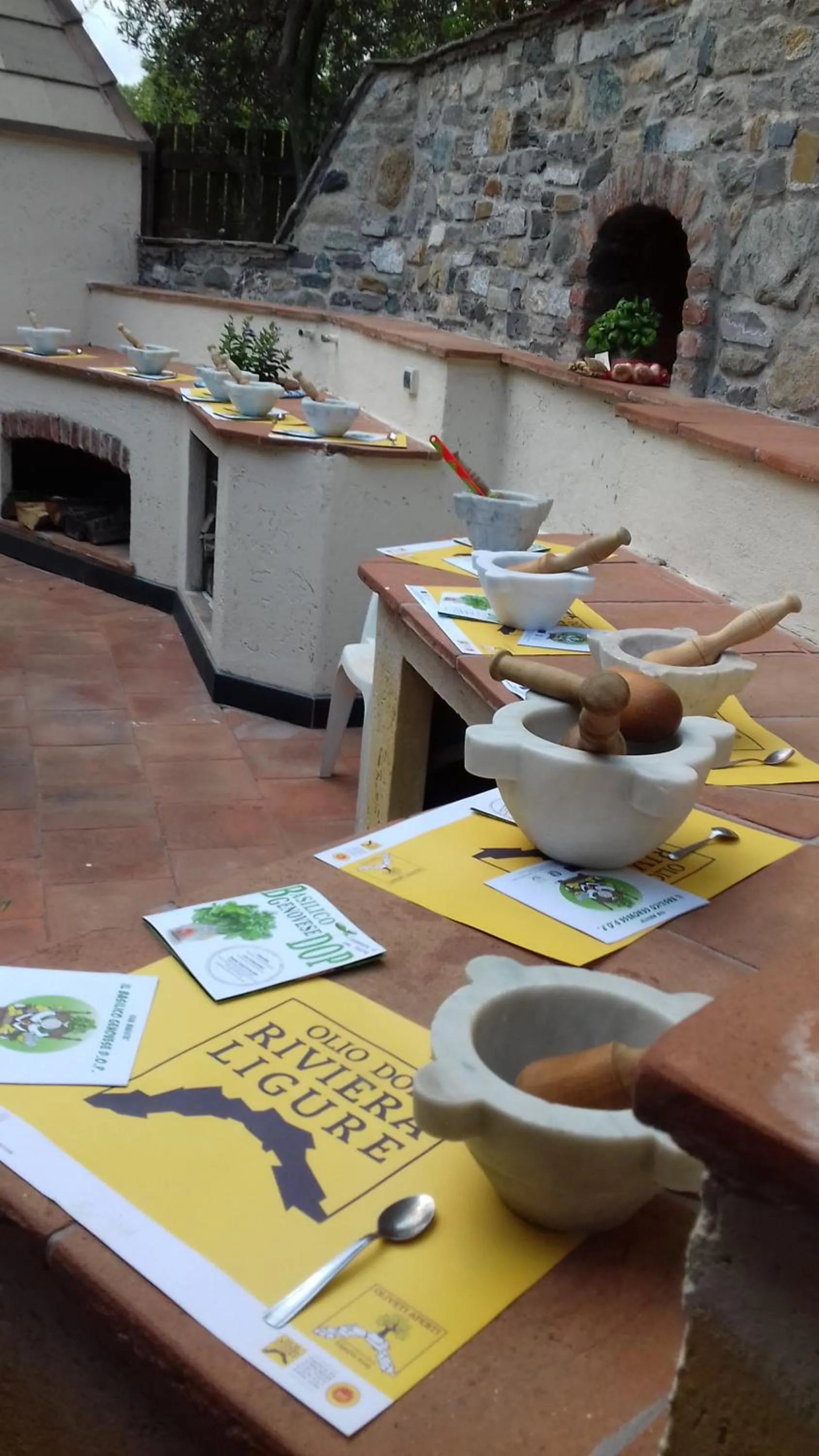 Food in The italian riviera