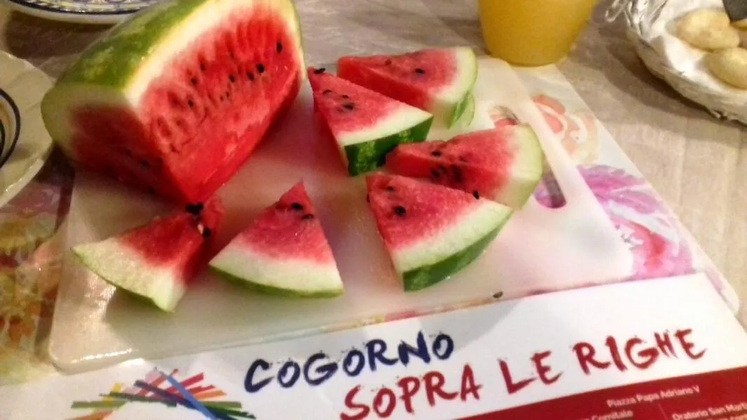 Food and drinks in The italian riviera