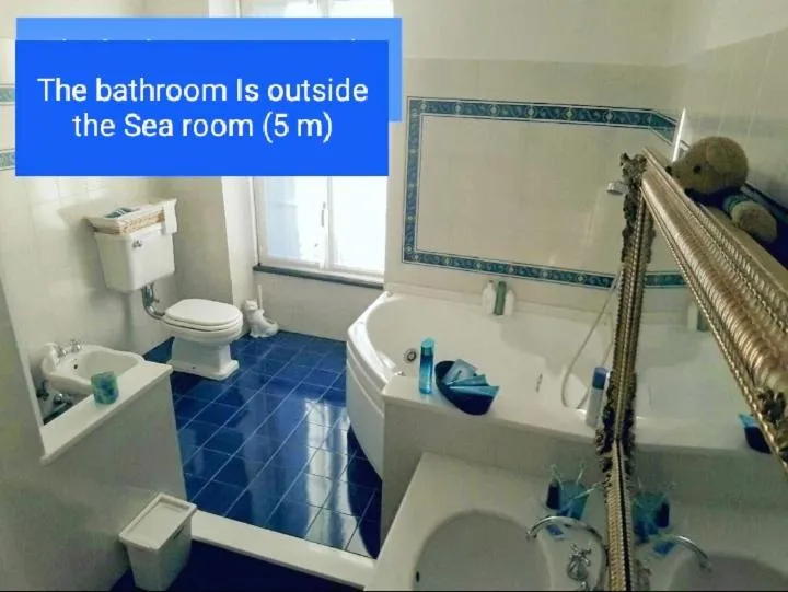 Bathroom in The italian riviera