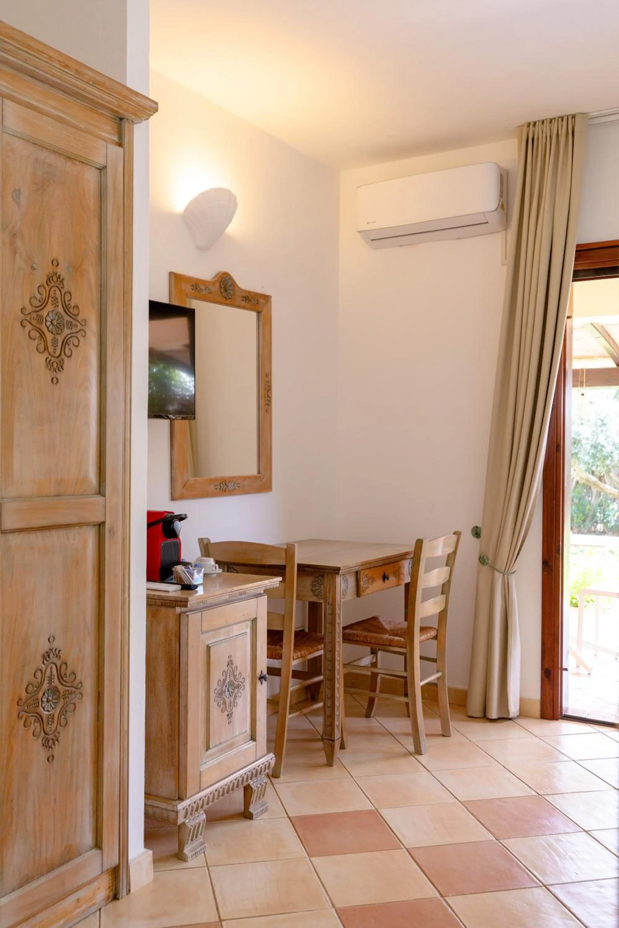Bedroom in Porto Giunco Residence