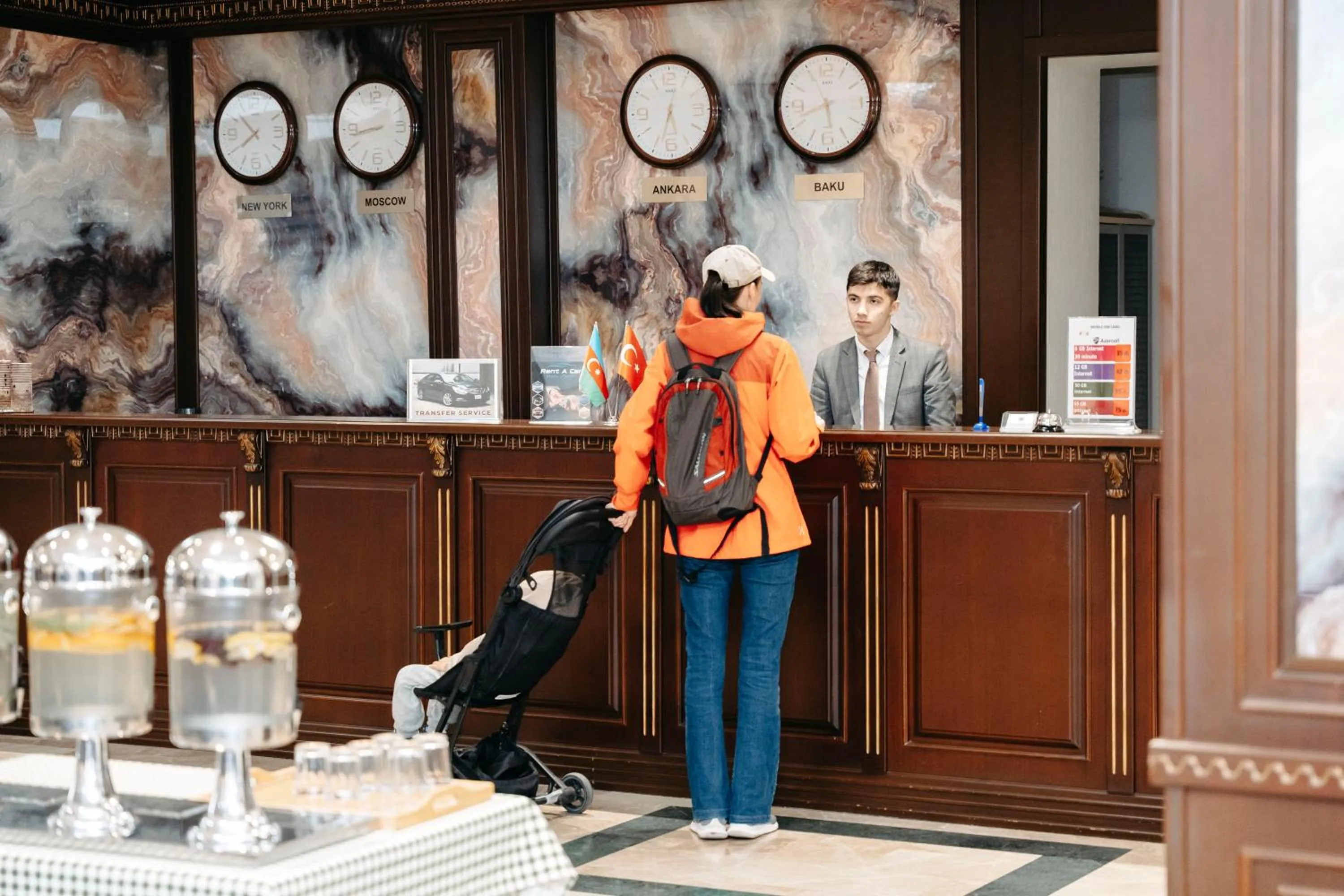 Staff in Grand Hotel Baku Central Park