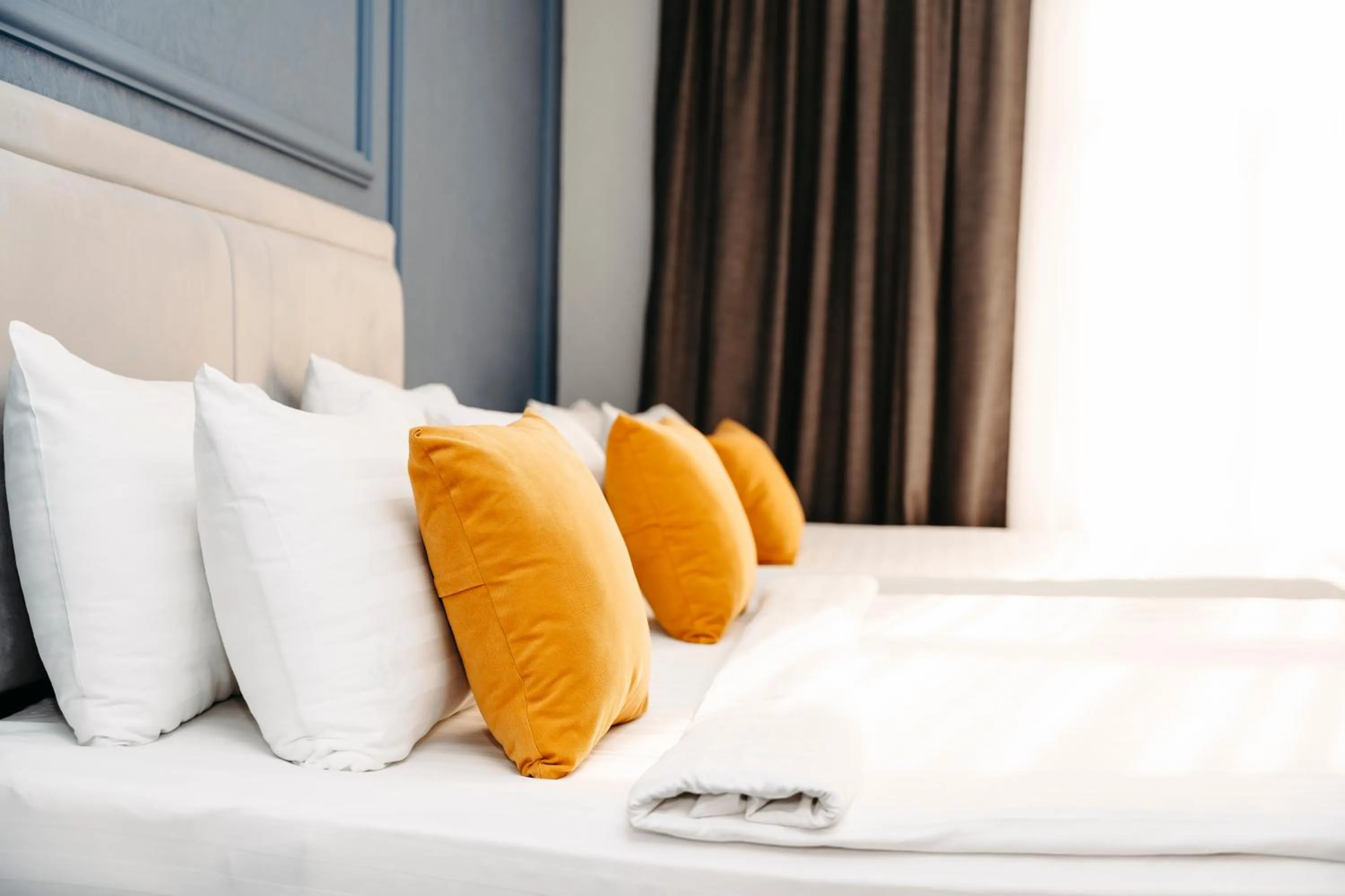 Bed in Grand Hotel Baku Central Park