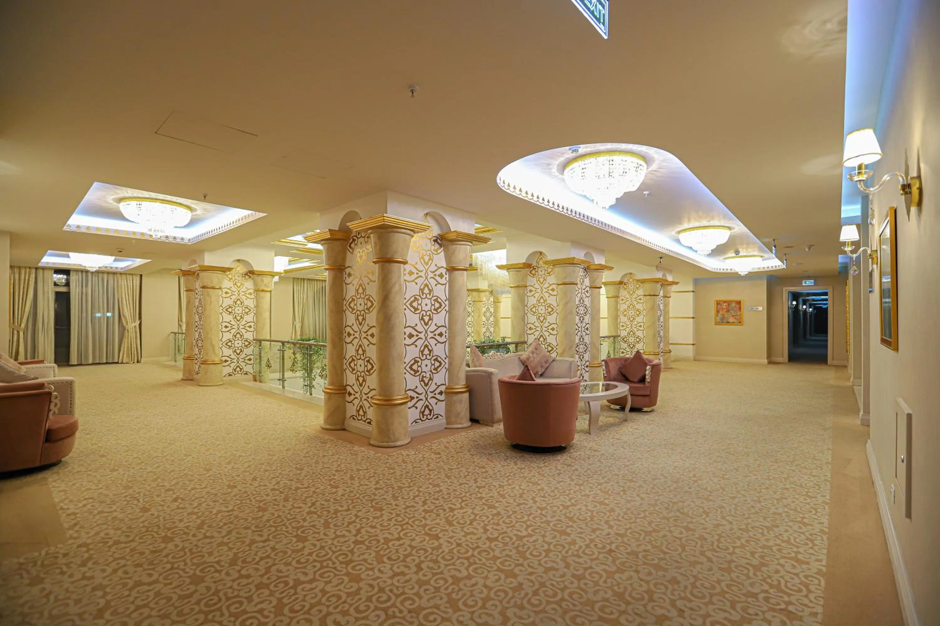 Decorative detail in Gabala Garden Hotel