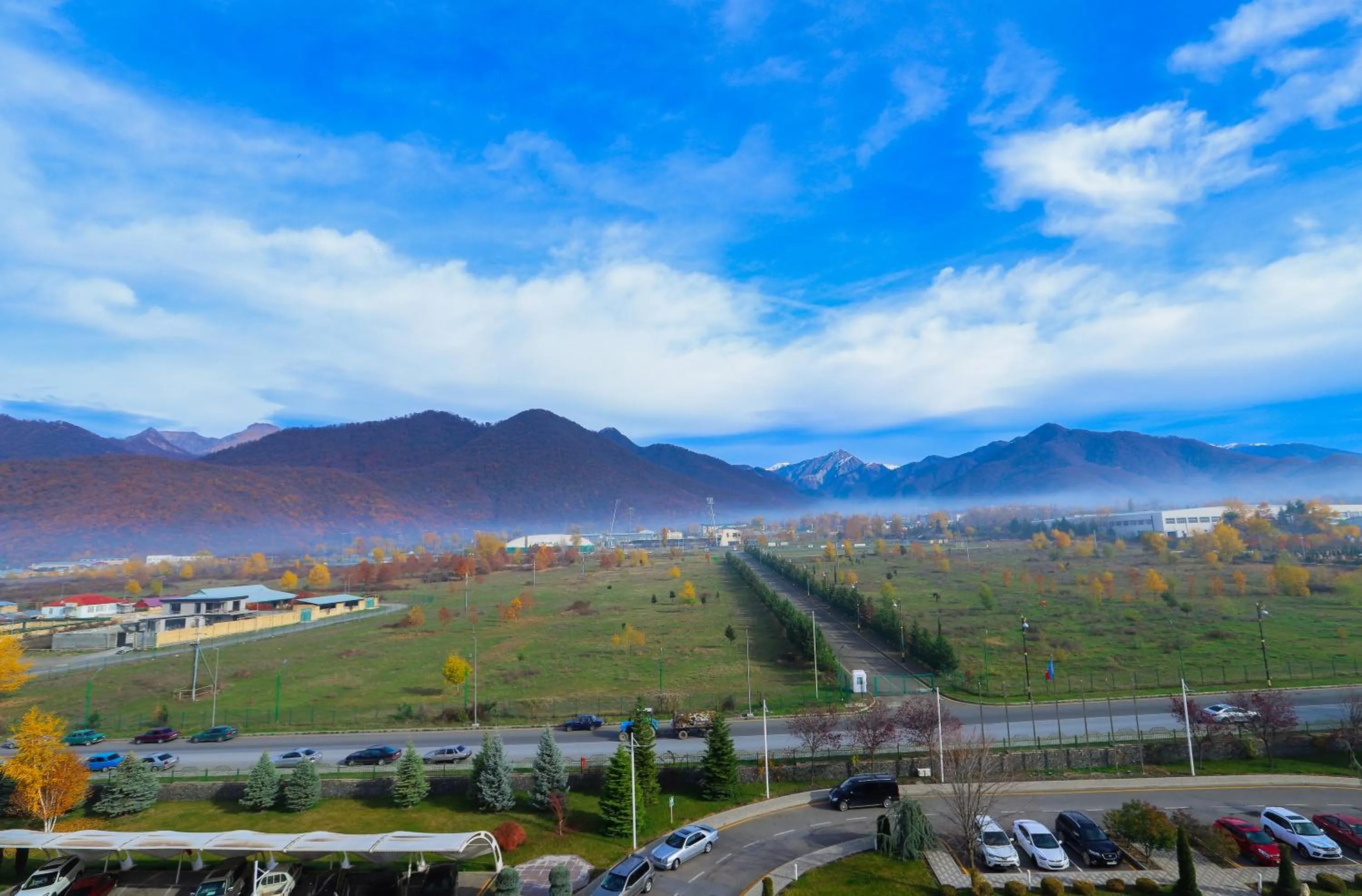Mountain view in Gabala Garden Hotel