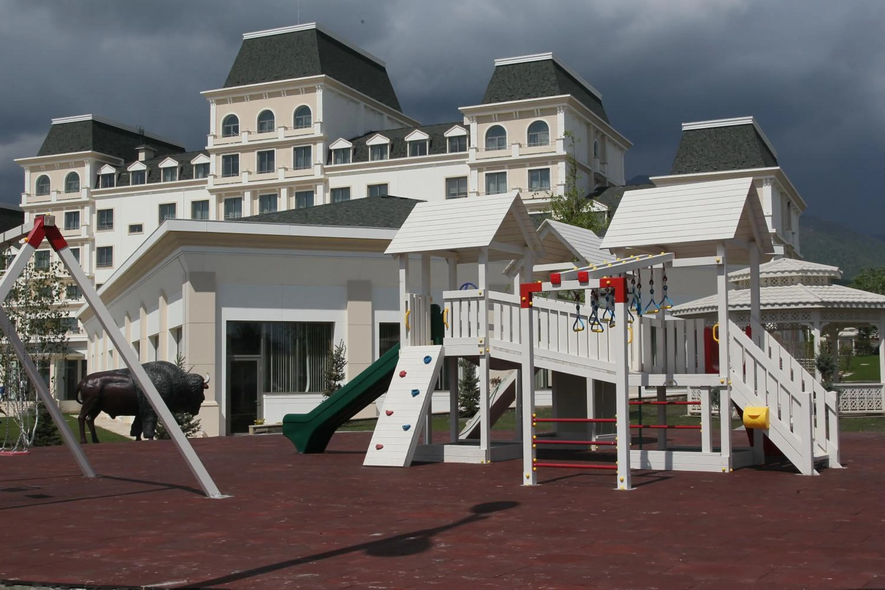 Children play ground in Gabala Garden Hotel