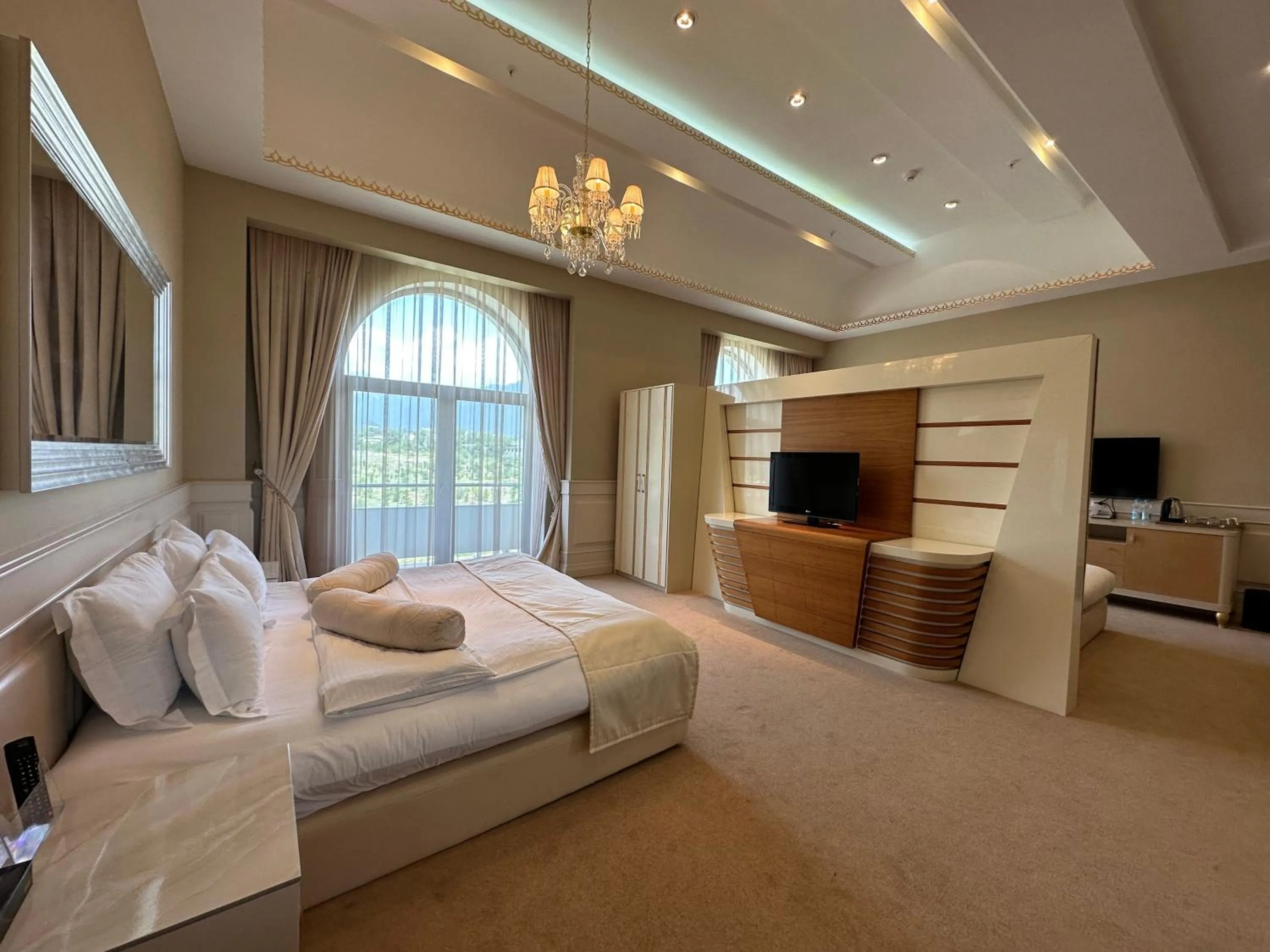 Bed in Gabala Garden Hotel