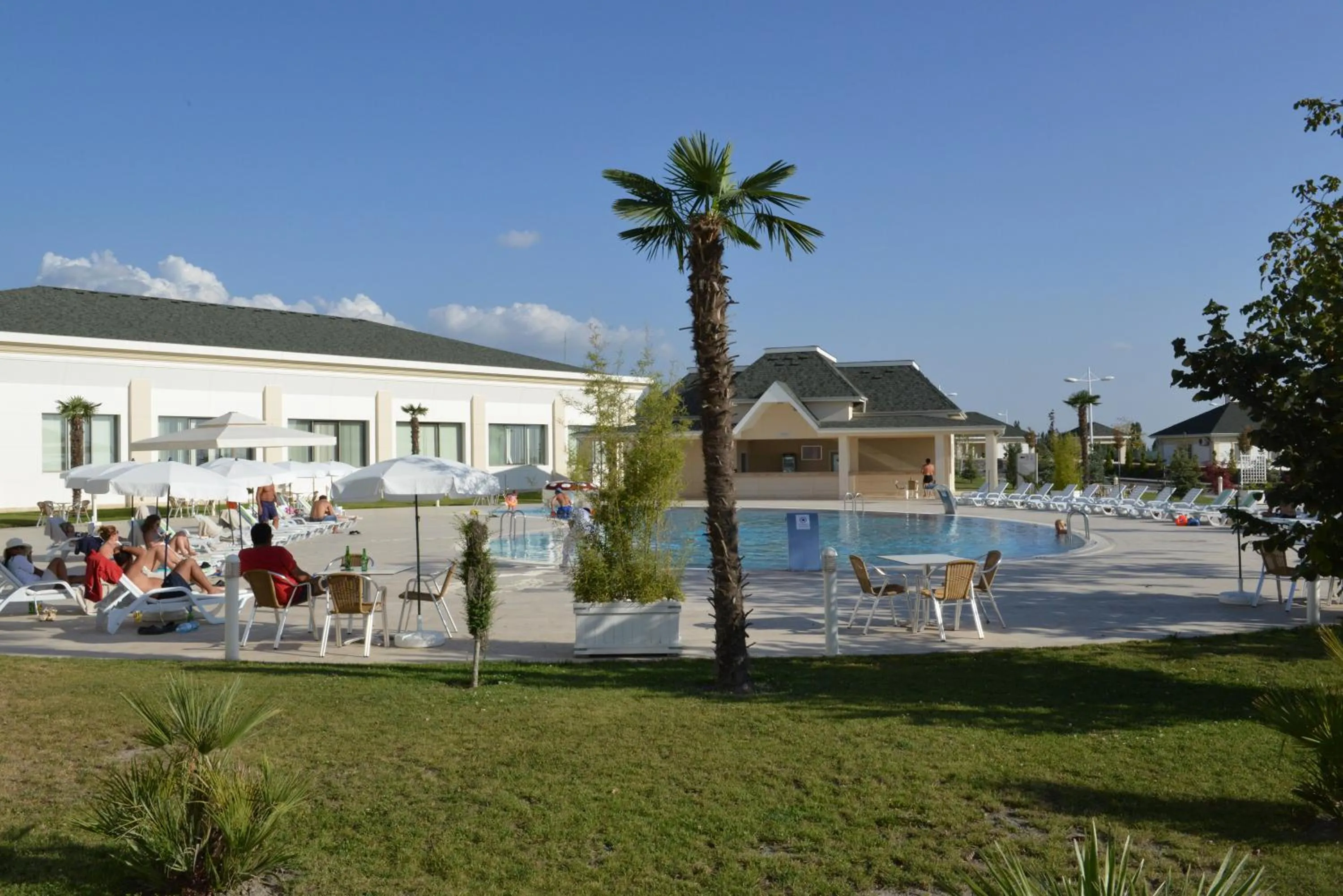 Swimming pool in Gabala Garden Hotel