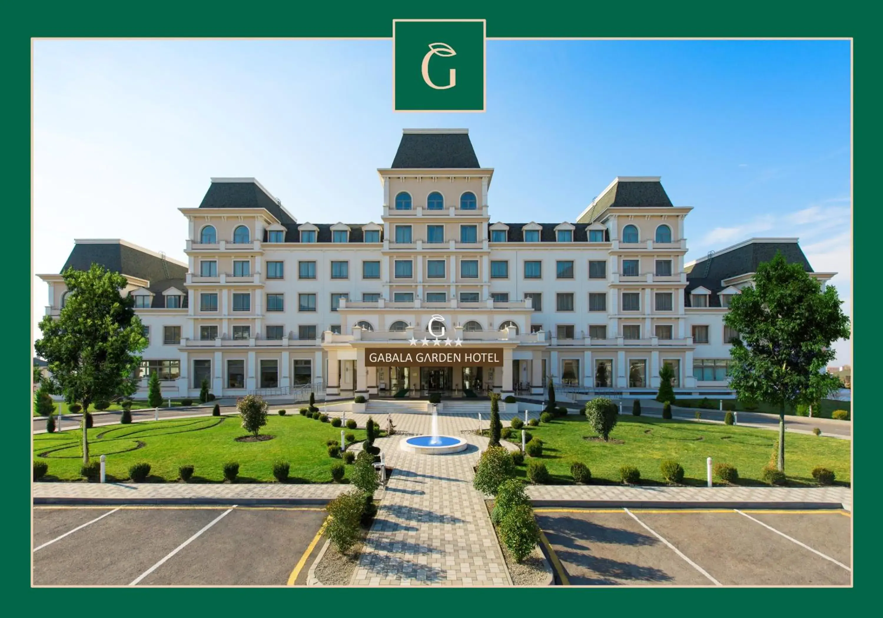 Property building in Gabala Garden Hotel Property building in Gabala Garden Hotel