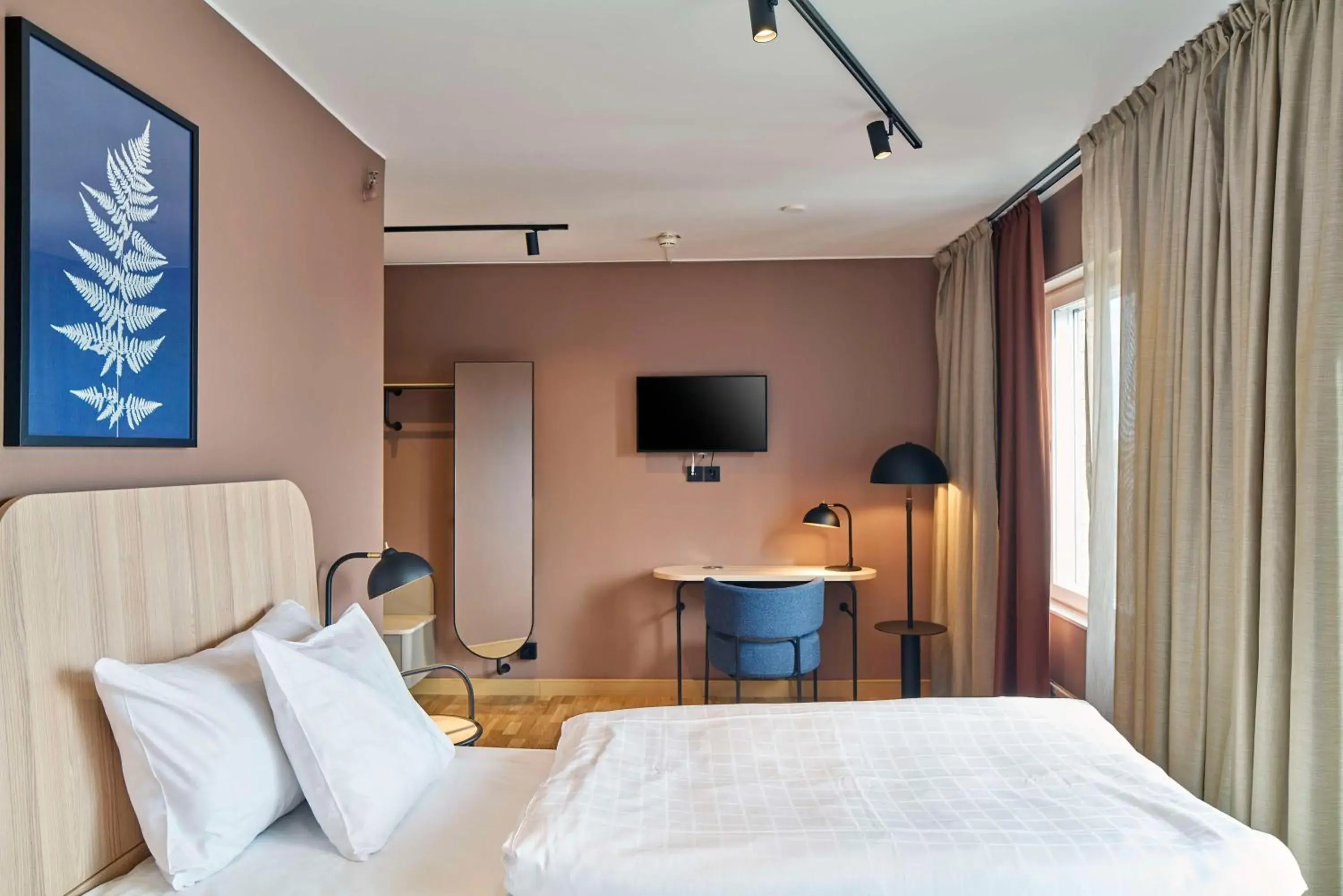 Bedroom, Bed in Scandic Star Sollentuna Bedroom, Bed in Scandic Star Sollentuna