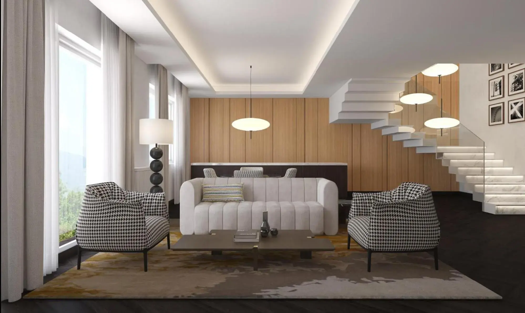 Seating area in Qafqaz Riverside Hotel Seating area in Qafqaz Riverside Hotel