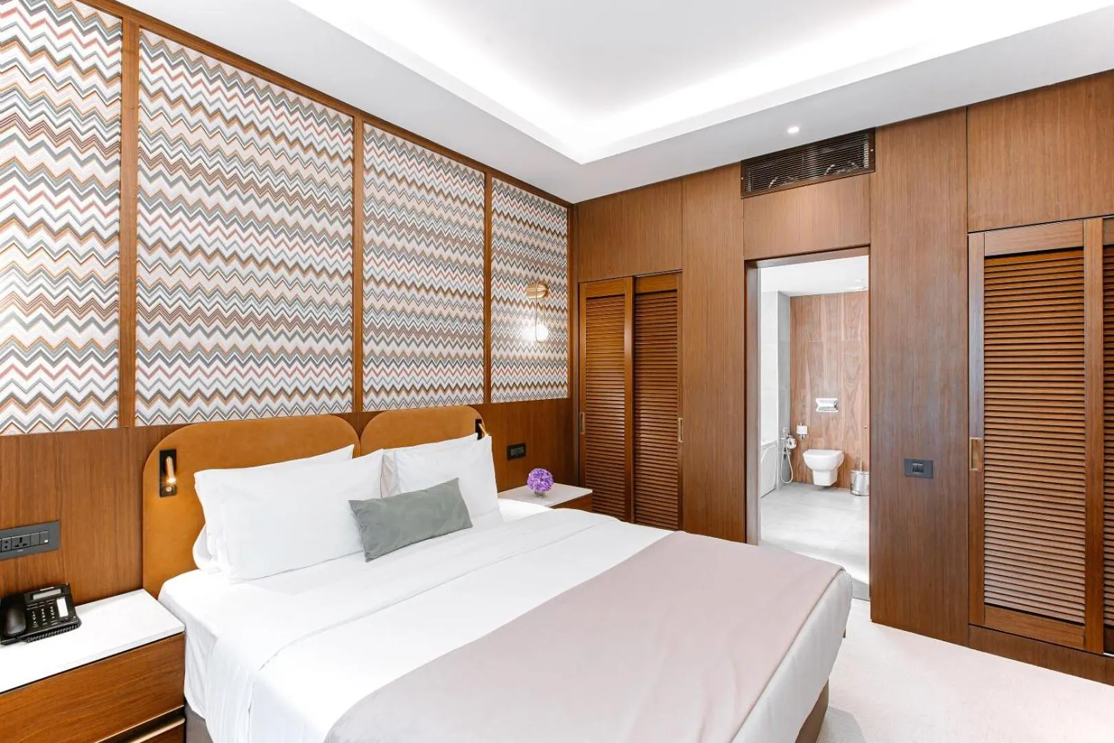 Bedroom, Bed in Qafqaz Riverside Hotel